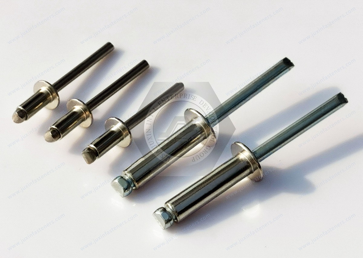 Open end Domed head Stainless Steel blind rivet Open end Domed head Stainless Steel blind rivet