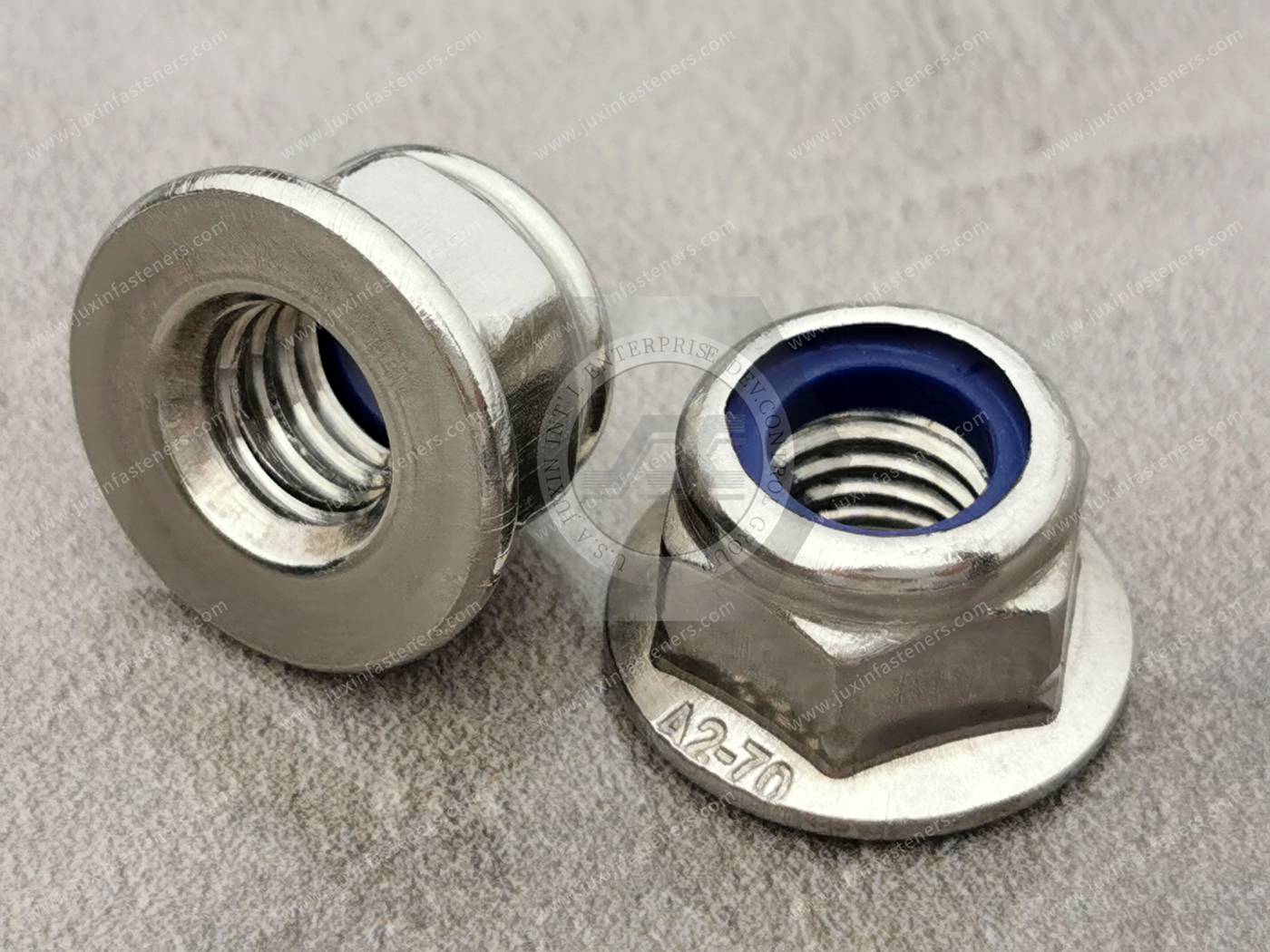 Metric Stainless Steel Nylon-Insert Flange Locknuts Metric Stainless Steel Nylon-Insert Flange Locknuts