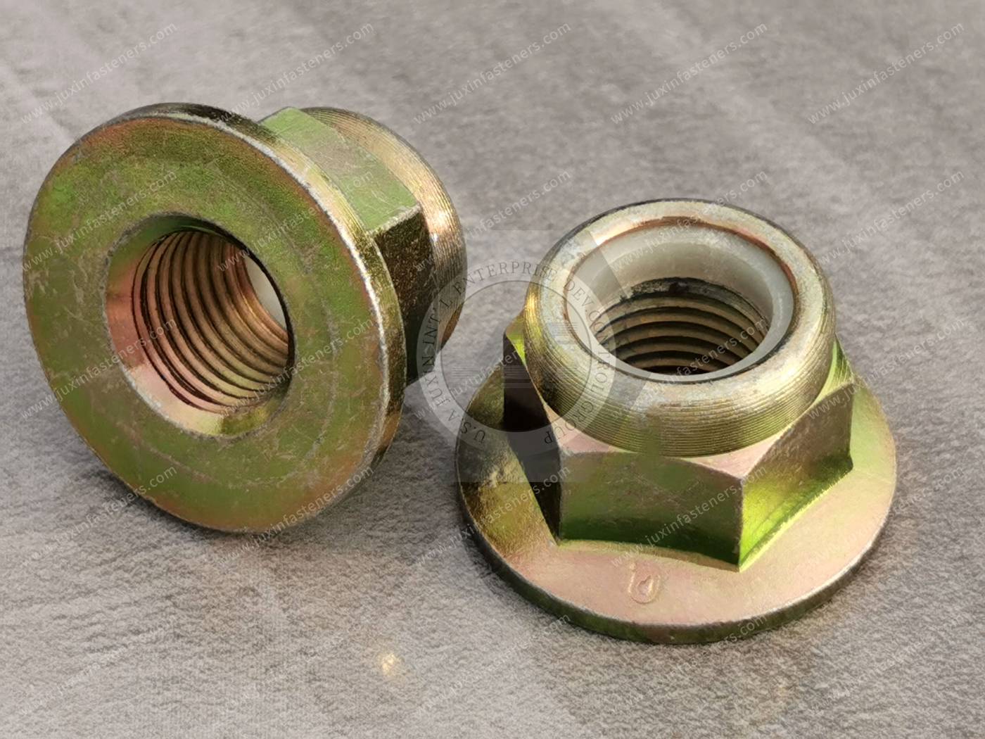 Metric Medium-Strength Steel Nylon-Insert Flange Locknuts Metric Medium-Strength Steel Nylon-Insert Flange Locknuts