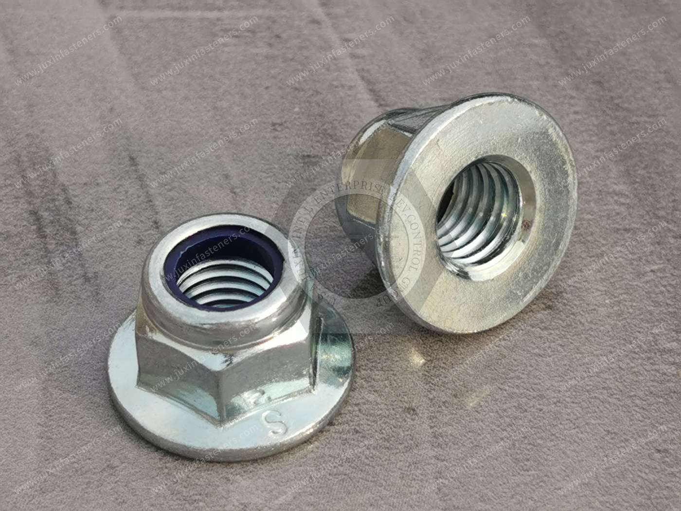 Metric Medium-Strength Steel Nylon-Insert Flange Locknuts Metric Medium-Strength Steel Nylon-Insert Flange Locknuts
