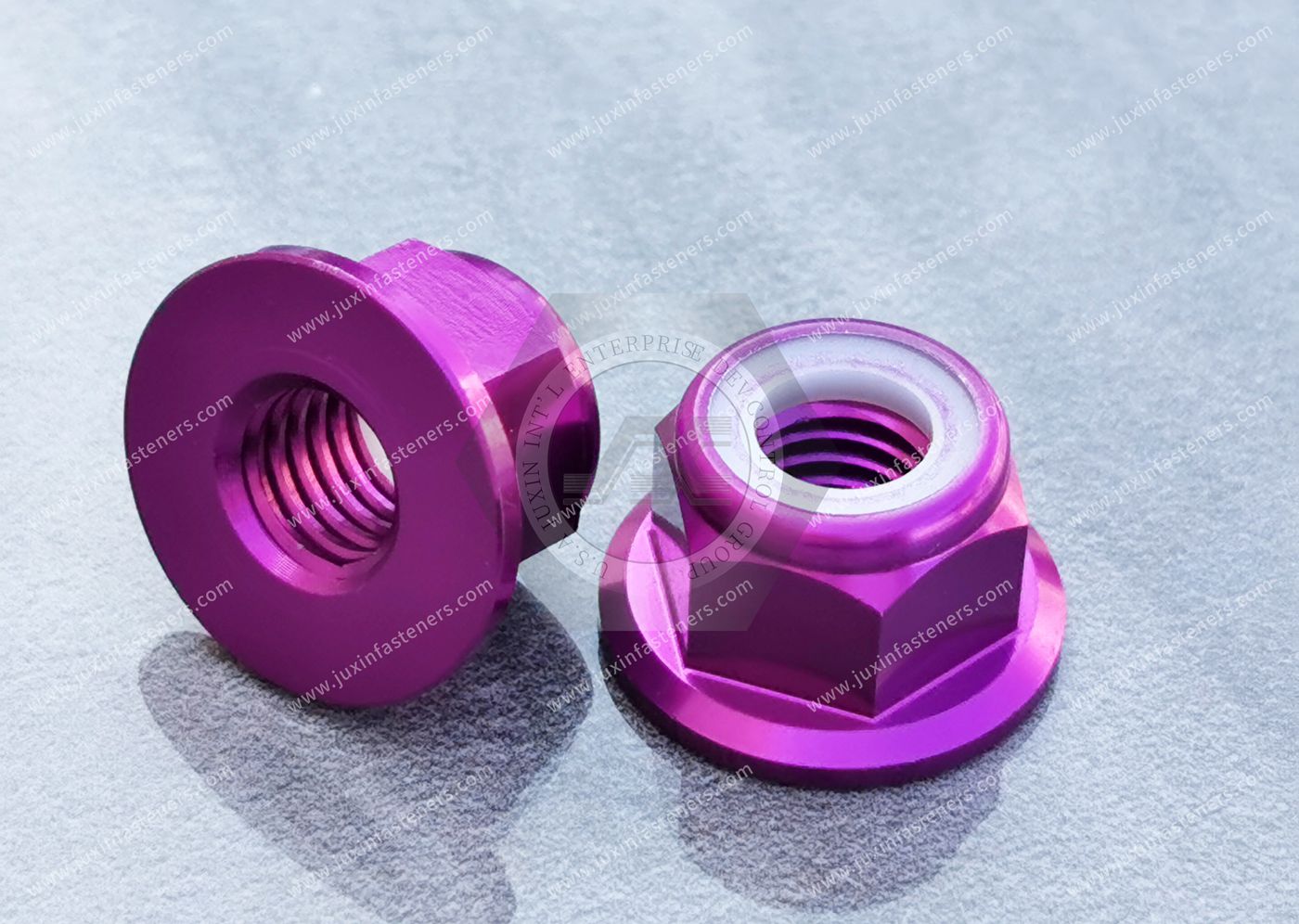 Prevailing torque type hexagon nuts with flange(with non-metallic insert Prevailing torque type hexagon nuts with flange(with non-metallic insert