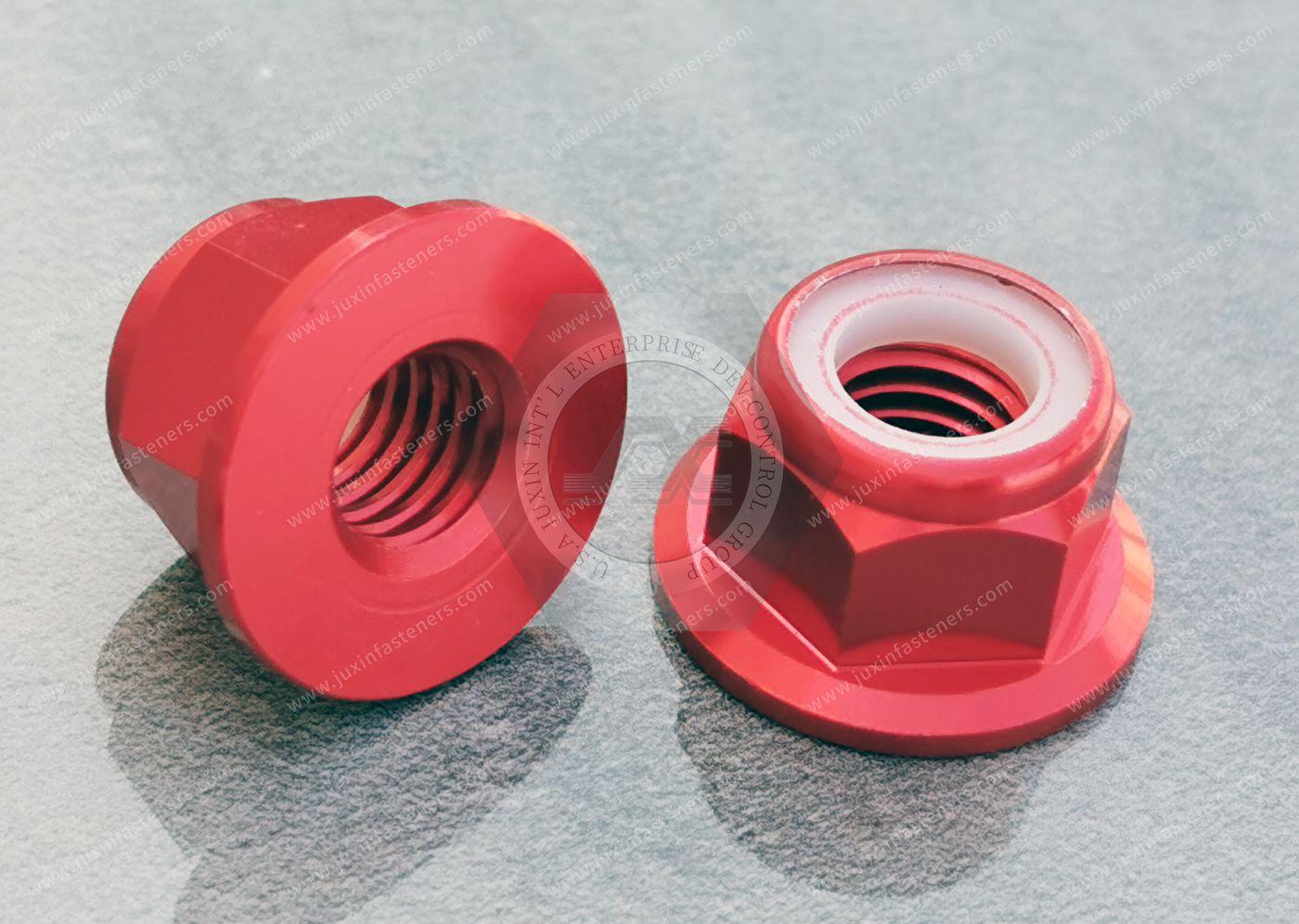 Aluminium Nylon-Insert Flange Locknuts Aluminium Nylon-Insert Flange Locknuts