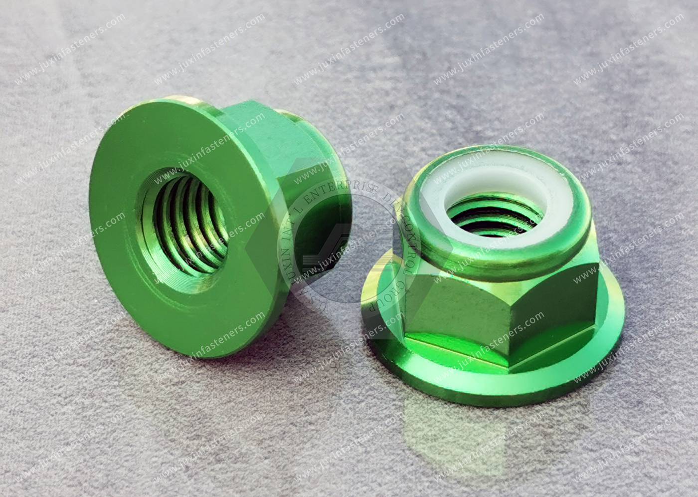 Aluminium Nylon-Insert Flange Locknuts Aluminium Nylon-Insert Flange Locknuts