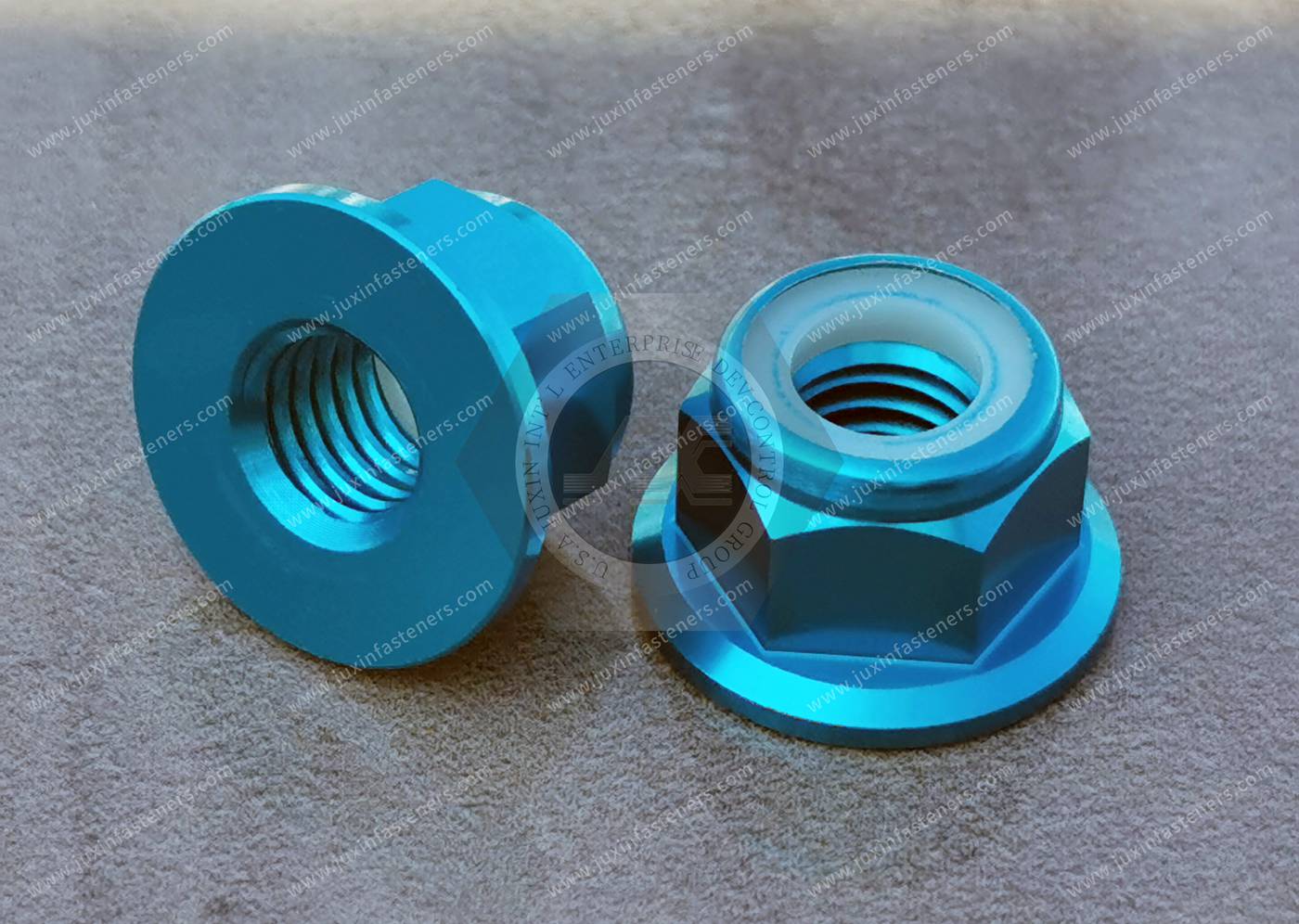 Aluminium Nylon-Insert Flange Locknuts Aluminium Nylon-Insert Flange Locknuts