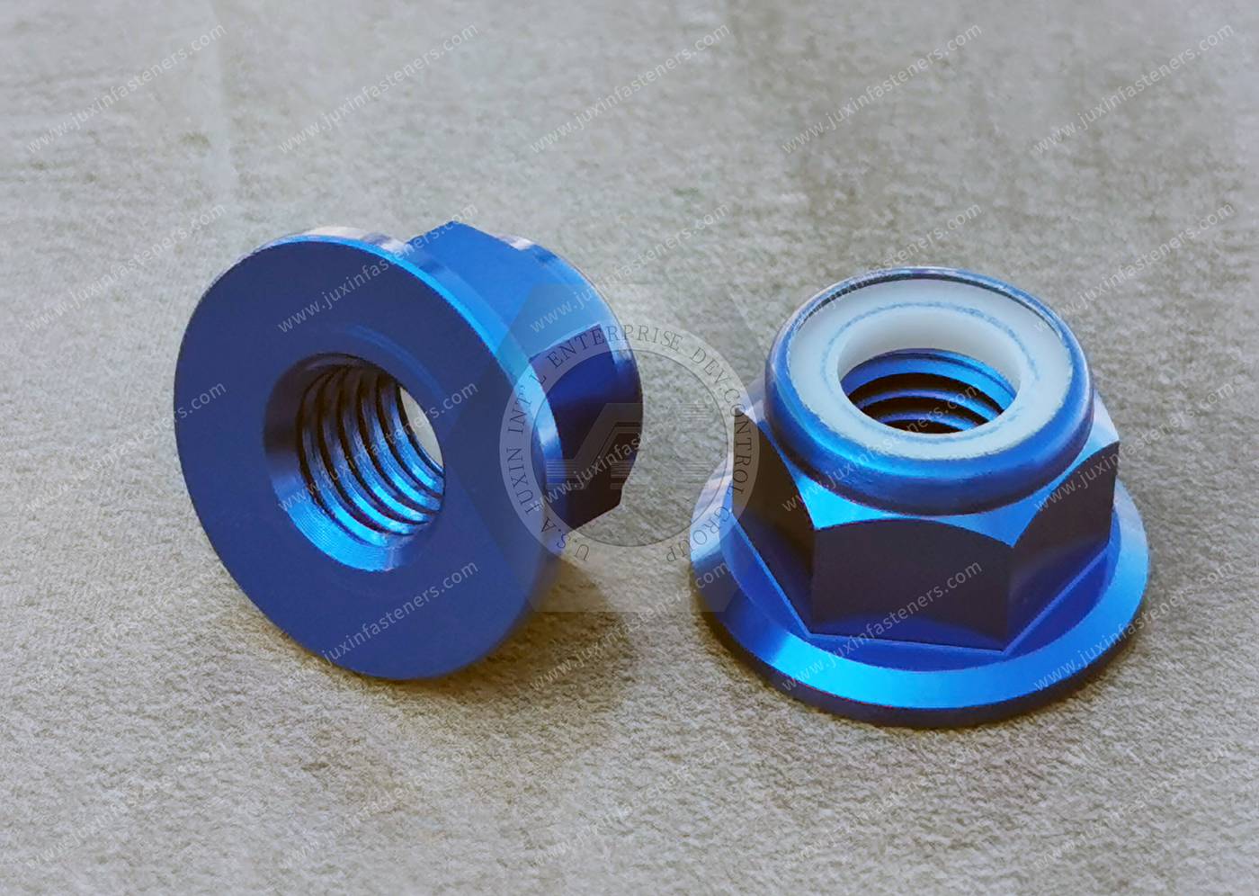 Aluminium Nylon-Insert Flange Locknuts Aluminium Nylon-Insert Flange Locknuts