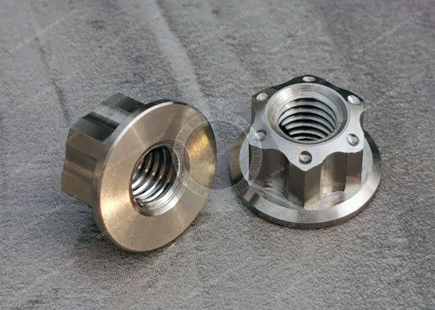 High Strength Gr5 Titanium Alloy 12 Points Hex Flange Nuts For Motorcycle High Strength Gr5 Titanium Alloy 12 Points Hex Flange Nuts For Motorcycle