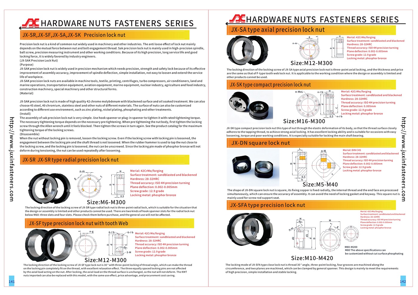 JX-SF type precision lock nut with tooth Web JX-SF type precision lock nut with tooth Web