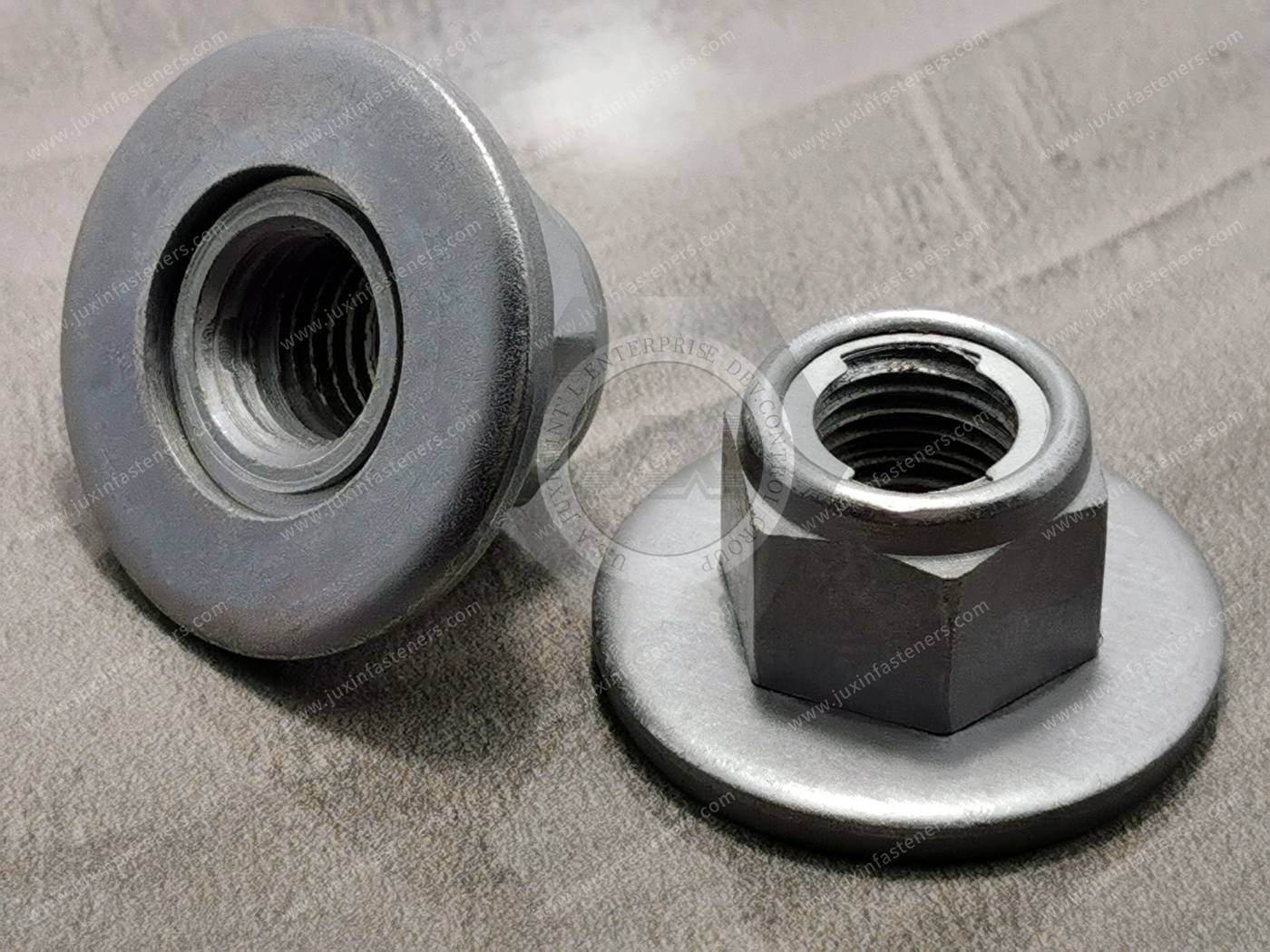 Hexagon flange washer Lock nut Hexagon flange washer Lock nut