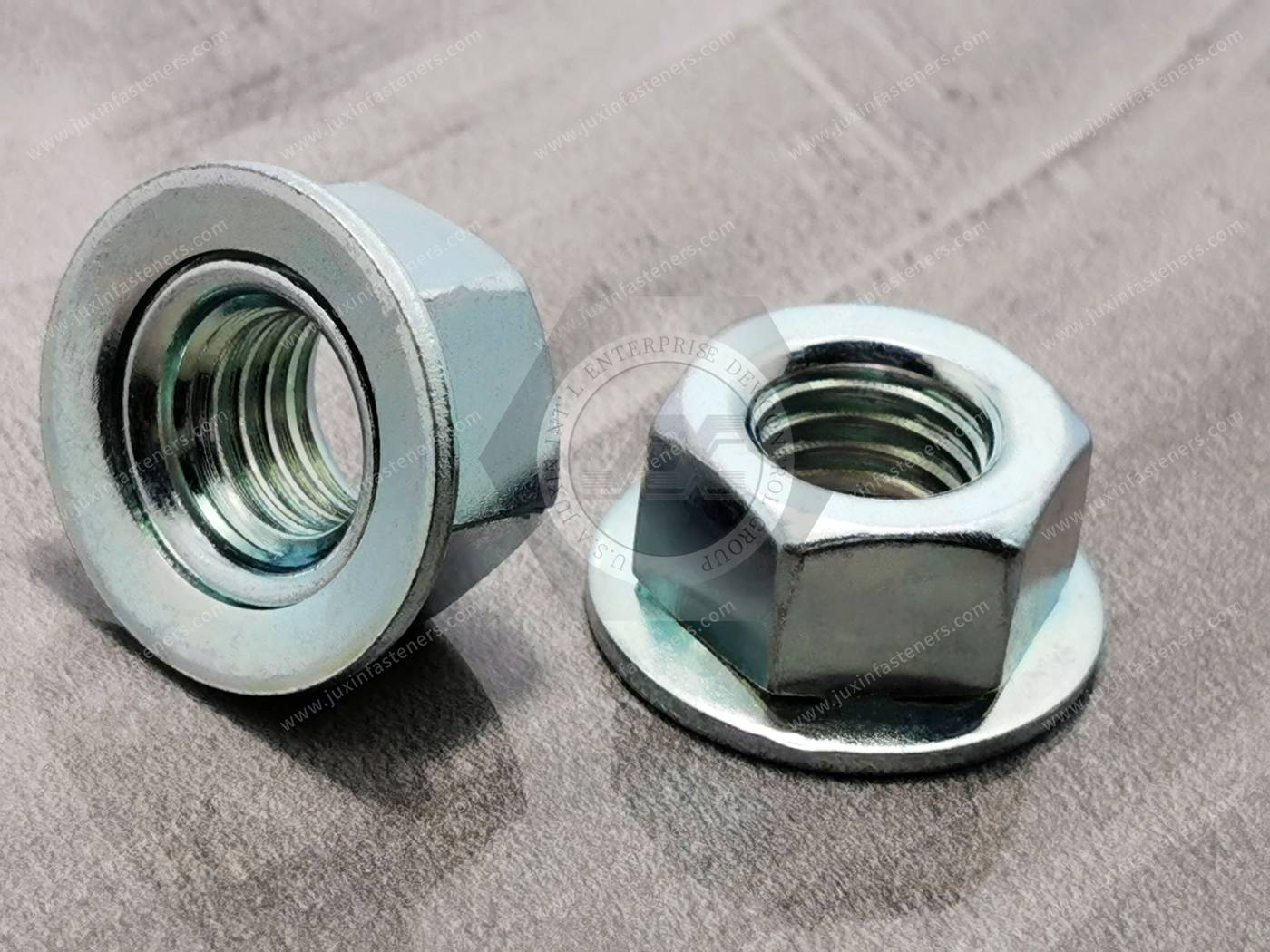 NF E 25-415-1986 Hexagon nut with washer pressed smooth conical washer A NF E 25-415-1986 Hexagon nut with washer pressed smooth conical washer A