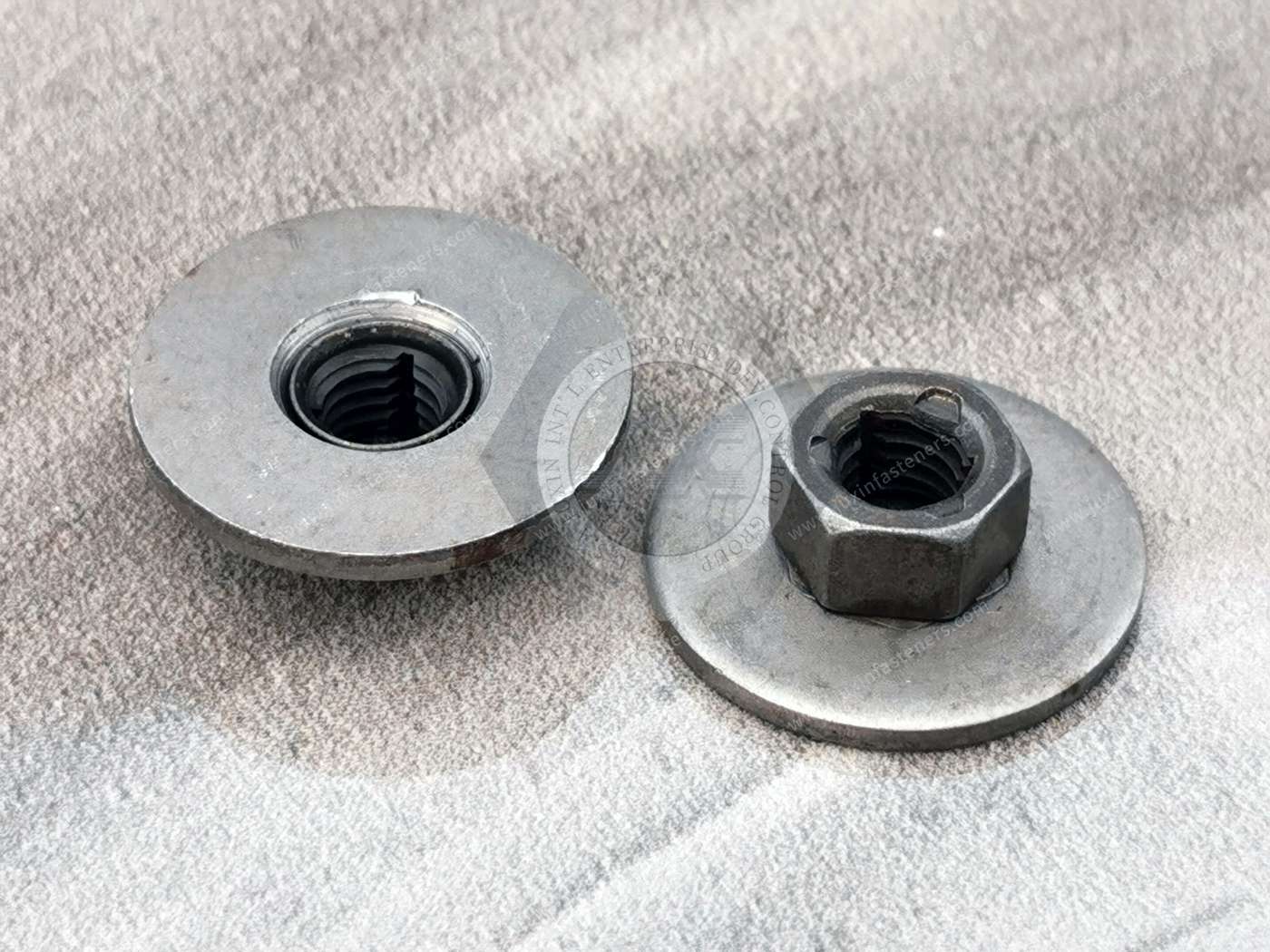 Hexagon flange washer Lock nut Hexagon flange washer Lock nut