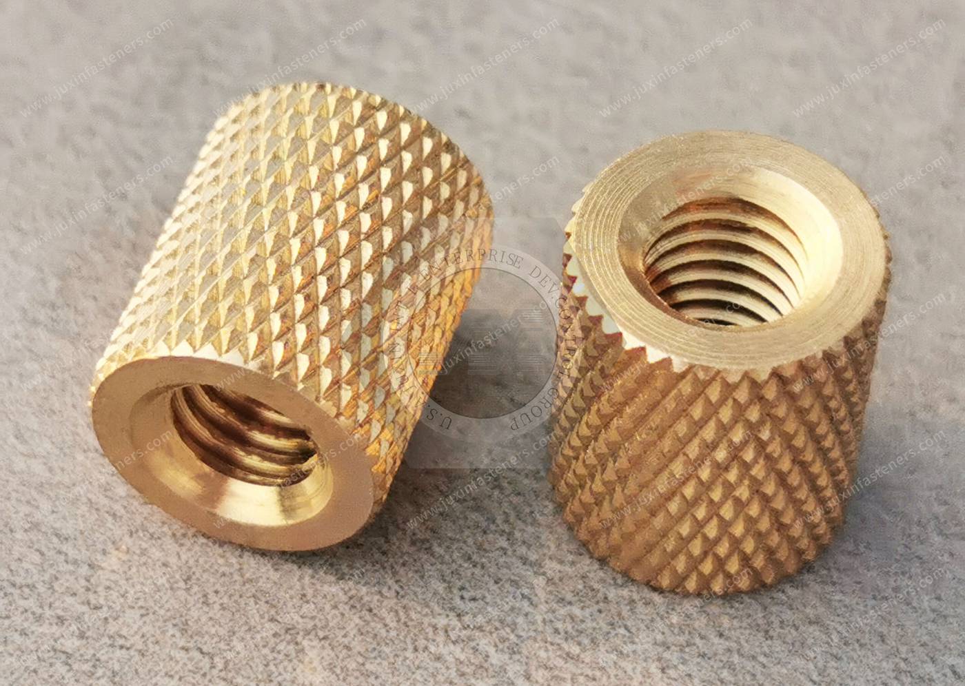 Knurled Spacers – Types JX-STKA, JX-STKB, JX-STKC Knurled Spacers – Types JX-STKA, JX-STKB, JX-STKC