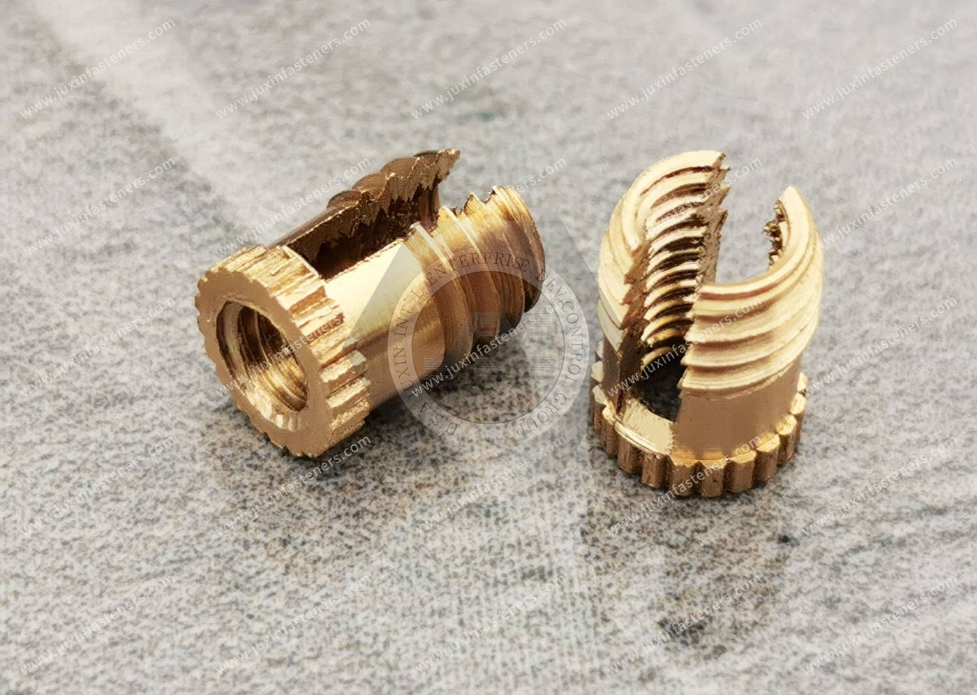 Thread inserts nuts knurled for expansion anchoring JX-FXAF5 Thread inserts nuts knurled for expansion anchoring JX-FXAF5