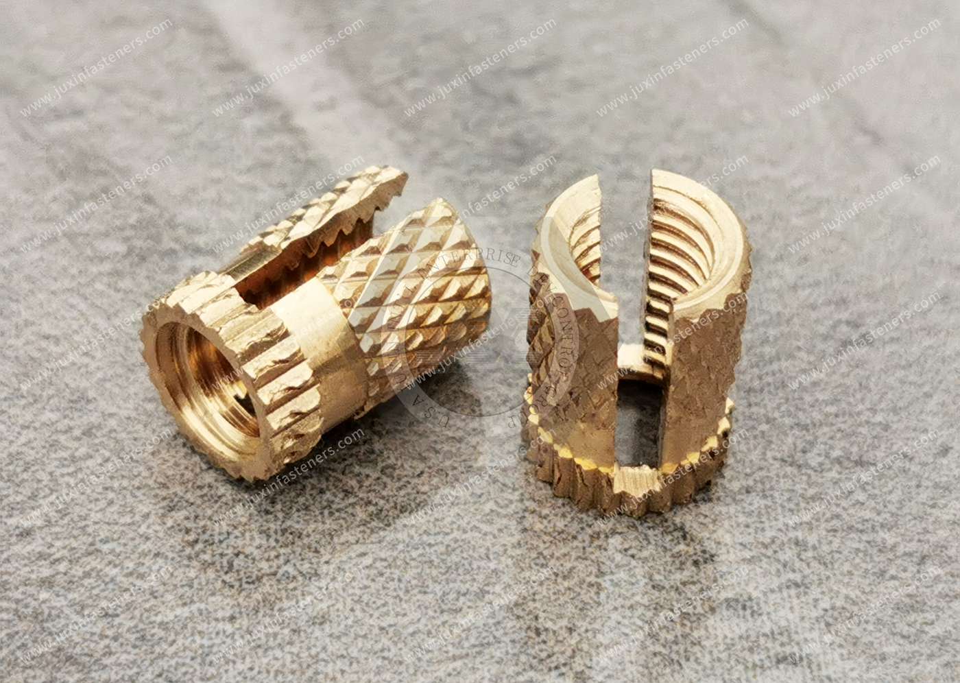 Thread inserts nuts knurled for expansion anchoring JX-FXAF6 Thread inserts nuts knurled for expansion anchoring JX-FXAF6