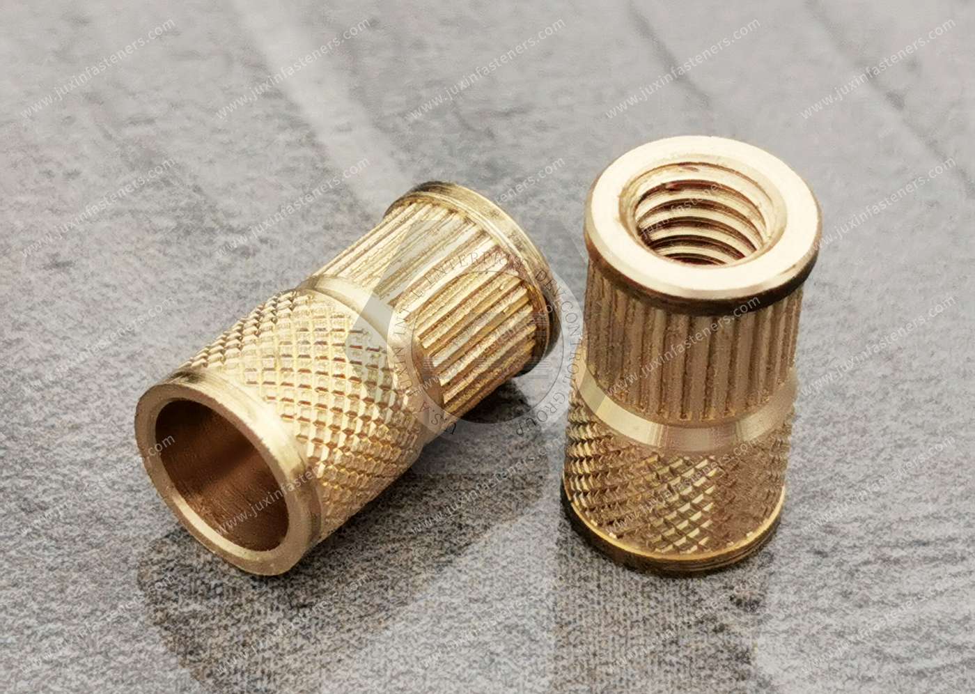 Thread inserts nuts knurled for expansion anchoring JX-FXAF8 Thread inserts nuts knurled for expansion anchoring JX-FXAF8
