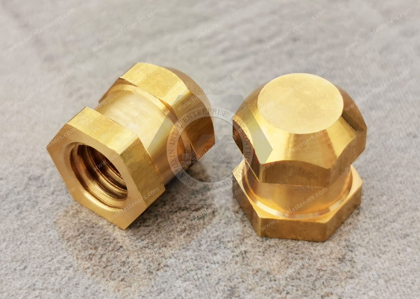 Closed Insert Nuts With Disk For Plastics Mouldings - Hex With Shoulder - Type JX-DIN16903S Closed Insert Nuts With Disk For Plastics Mouldings - Hex With Shoulder - Type JX-DIN16903S