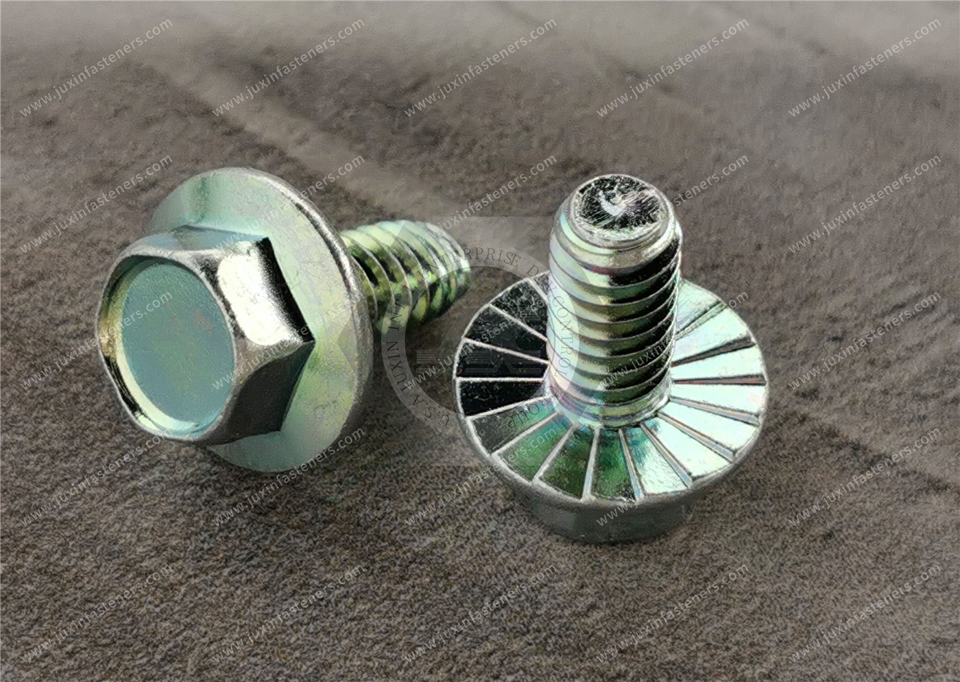 Carbon Steel Serrated-Flange Hex Head Screws Carbon Steel Serrated-Flange Hex Head Screws