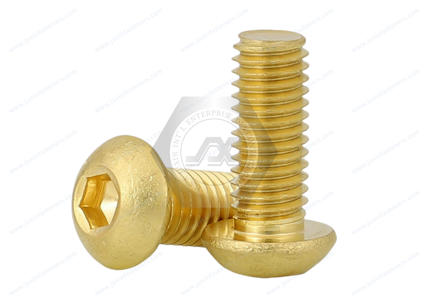 Brass Button Head Hex Drive Screws Brass Button Head Hex Drive Screws