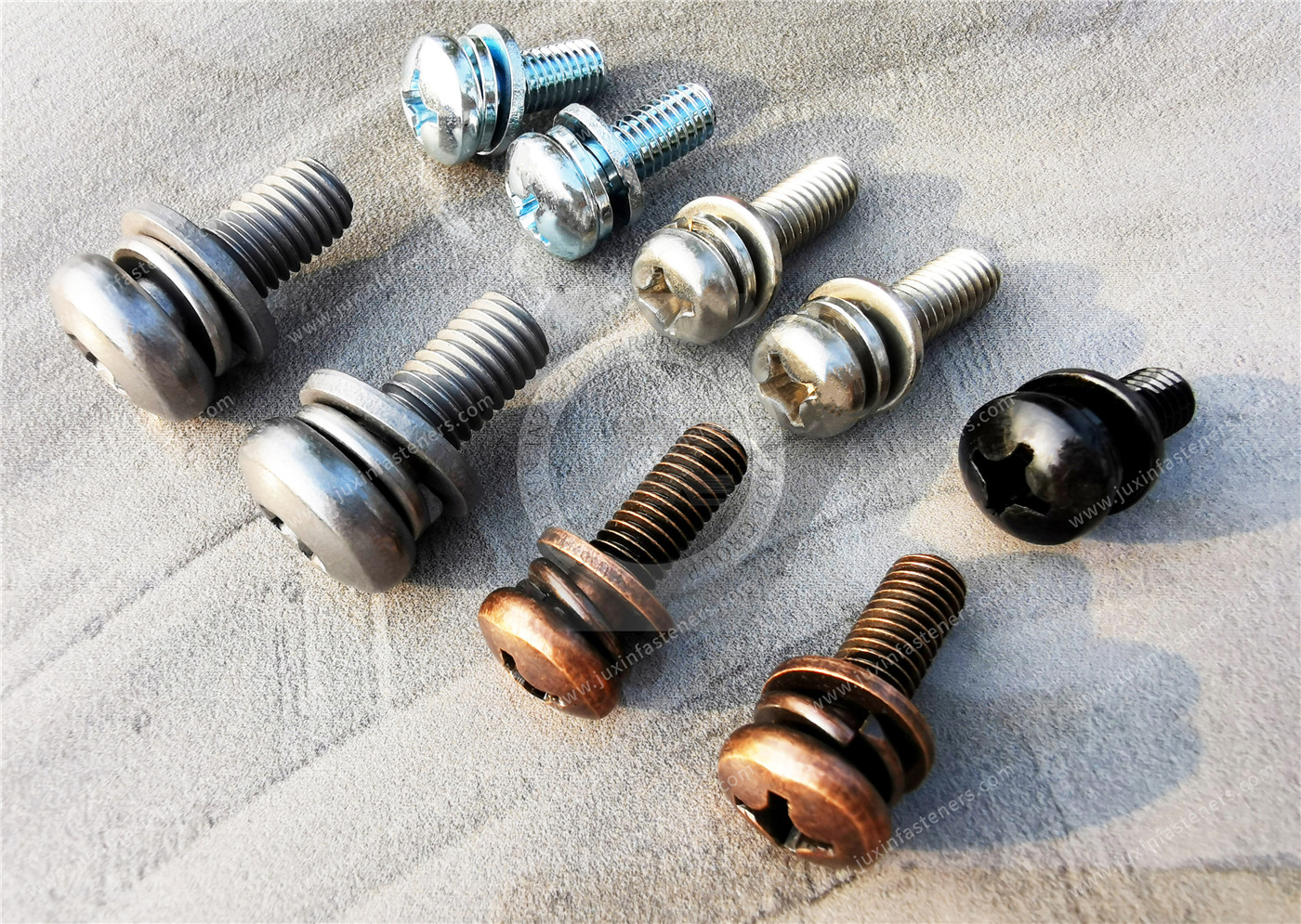 Cross Recessed Pan Head Screws,Single Coil Spring Lock Washer And Plain Washers Assemblies Cross Recessed Pan Head Screws,Single Coil Spring Lock Washer And Plain Washers Assemblies