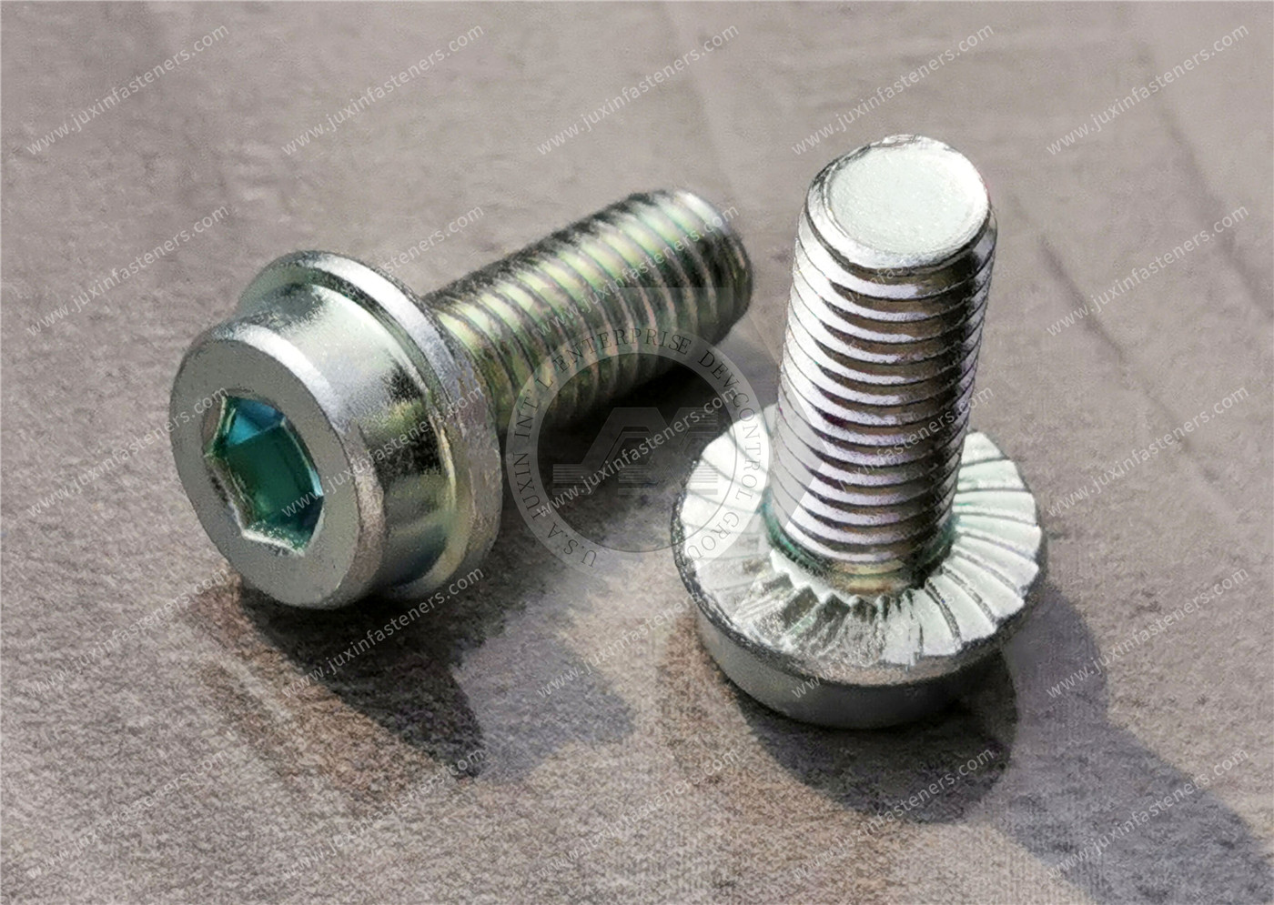 Carbon Steel Serrated-Flange Socket Head Screws Carbon Steel Serrated-Flange Socket Head Screws