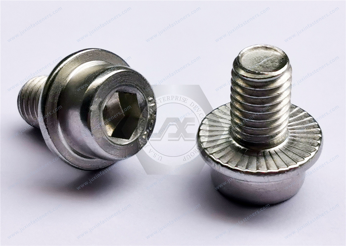 Stainless steel Serrated-Flange Socket Head Screws Stainless steel Serrated-Flange Socket Head Screws