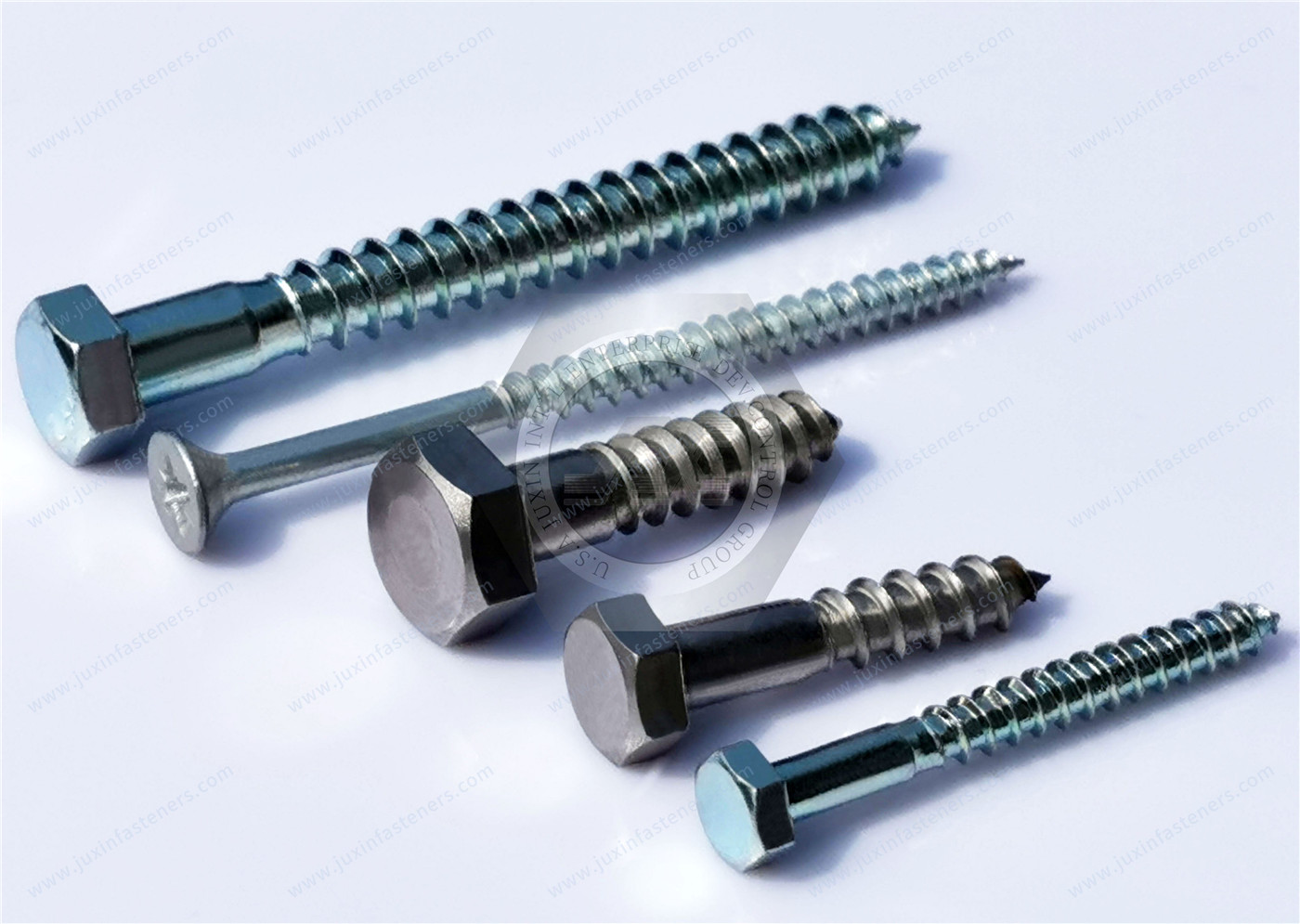 Stainless Steel Hex Head Screws for Wood Stainless Steel Hex Head Screws for Wood