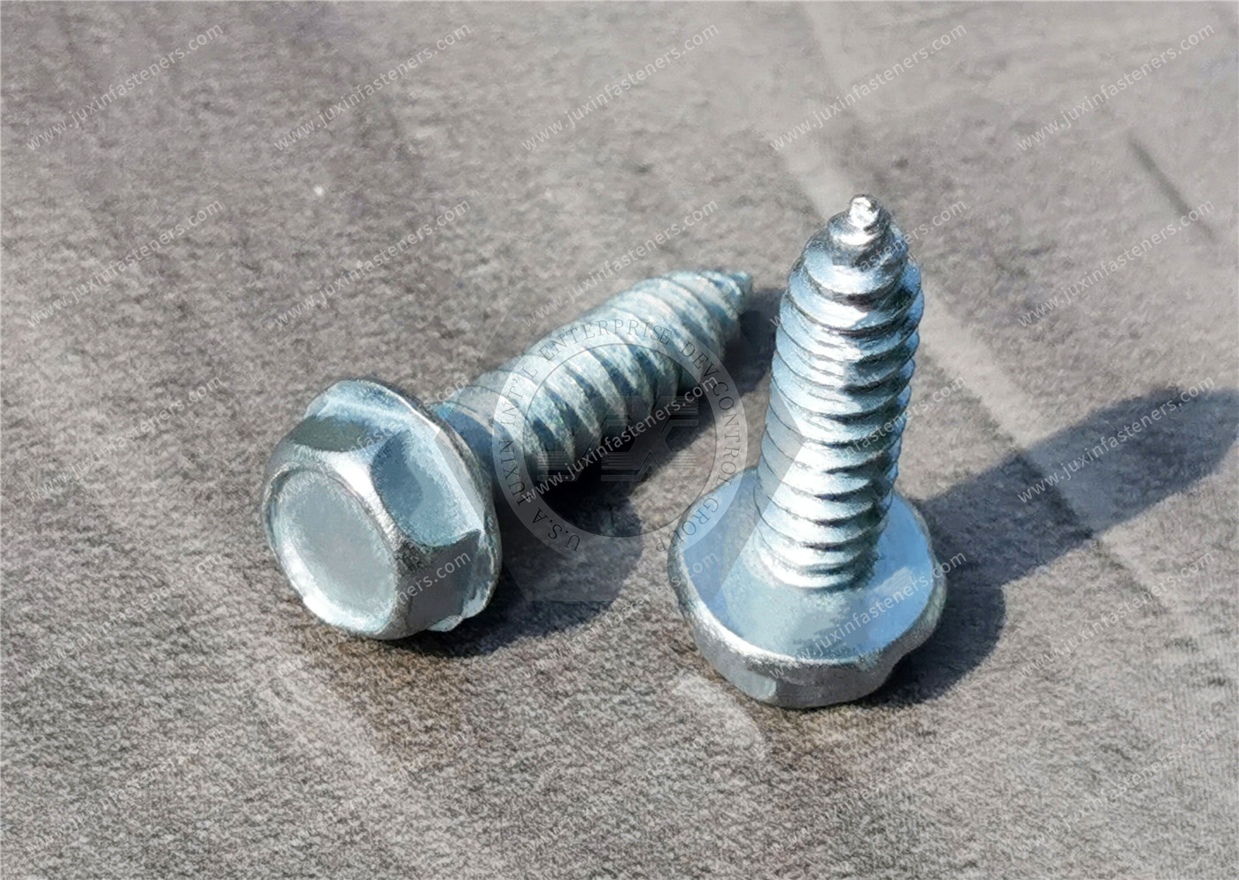 Steel Flanged Hex Head Screws for Wood Steel Flanged Hex Head Screws for Wood