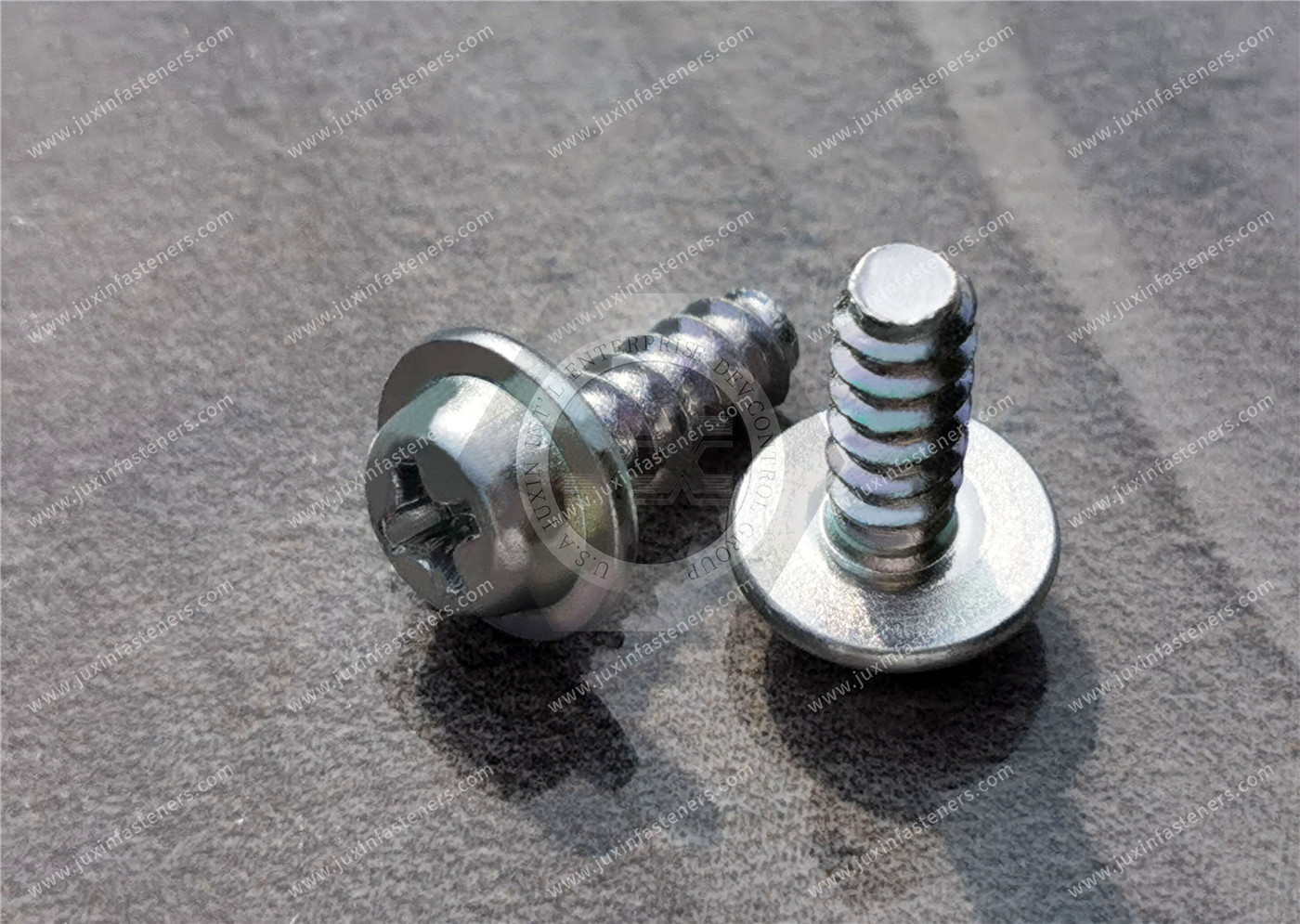 Carbon Steel Rounded Head Screws with Washer for Sheet Metal (Type F) Carbon Steel Rounded Head Screws with Washer for Sheet Metal (Type F)