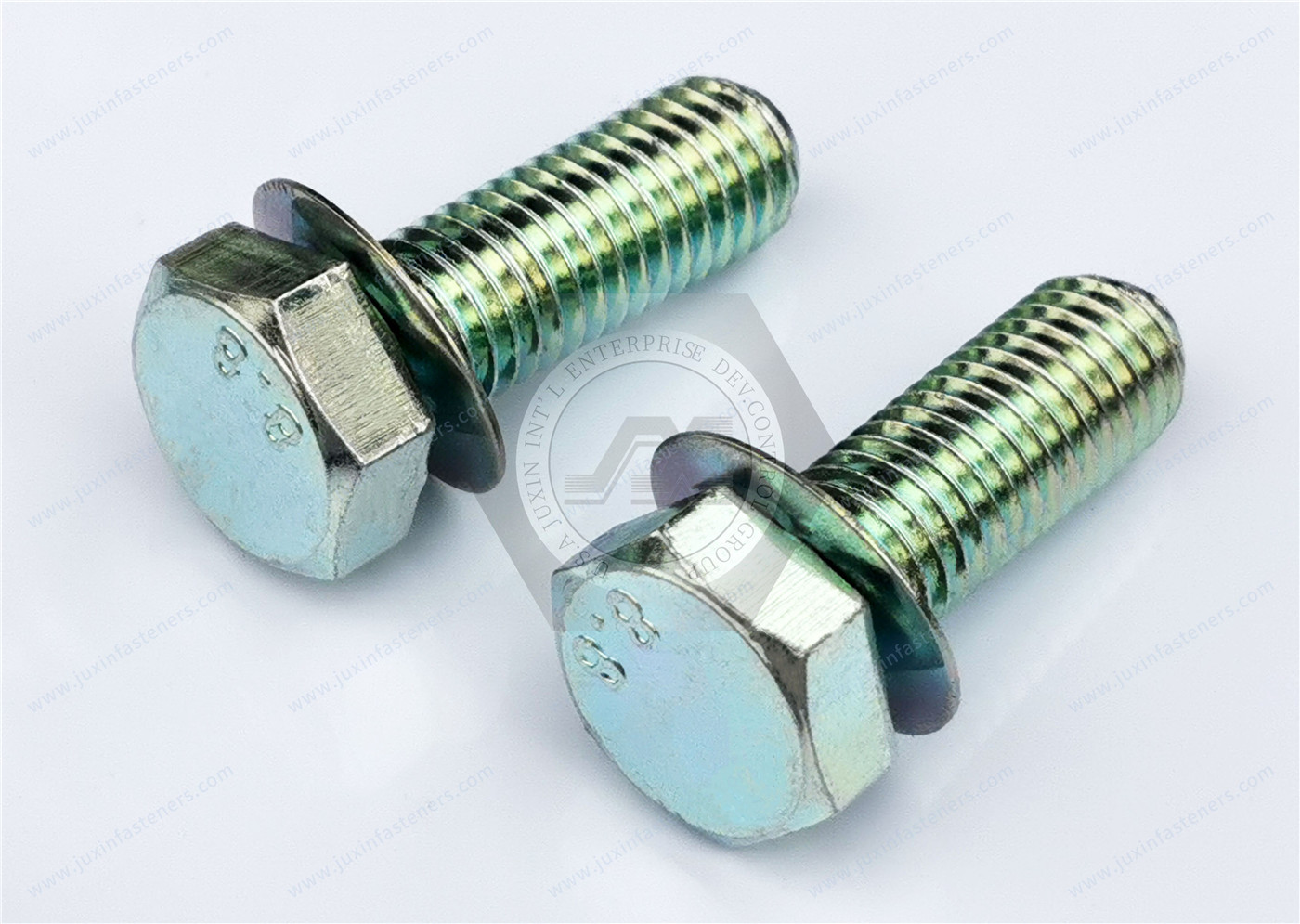 High-Strength Grade 8.8 Steel Hex Head Screws with Conical Flat Washer High-Strength Grade 8.8 Steel Hex Head Screws with Conical Flat Washer