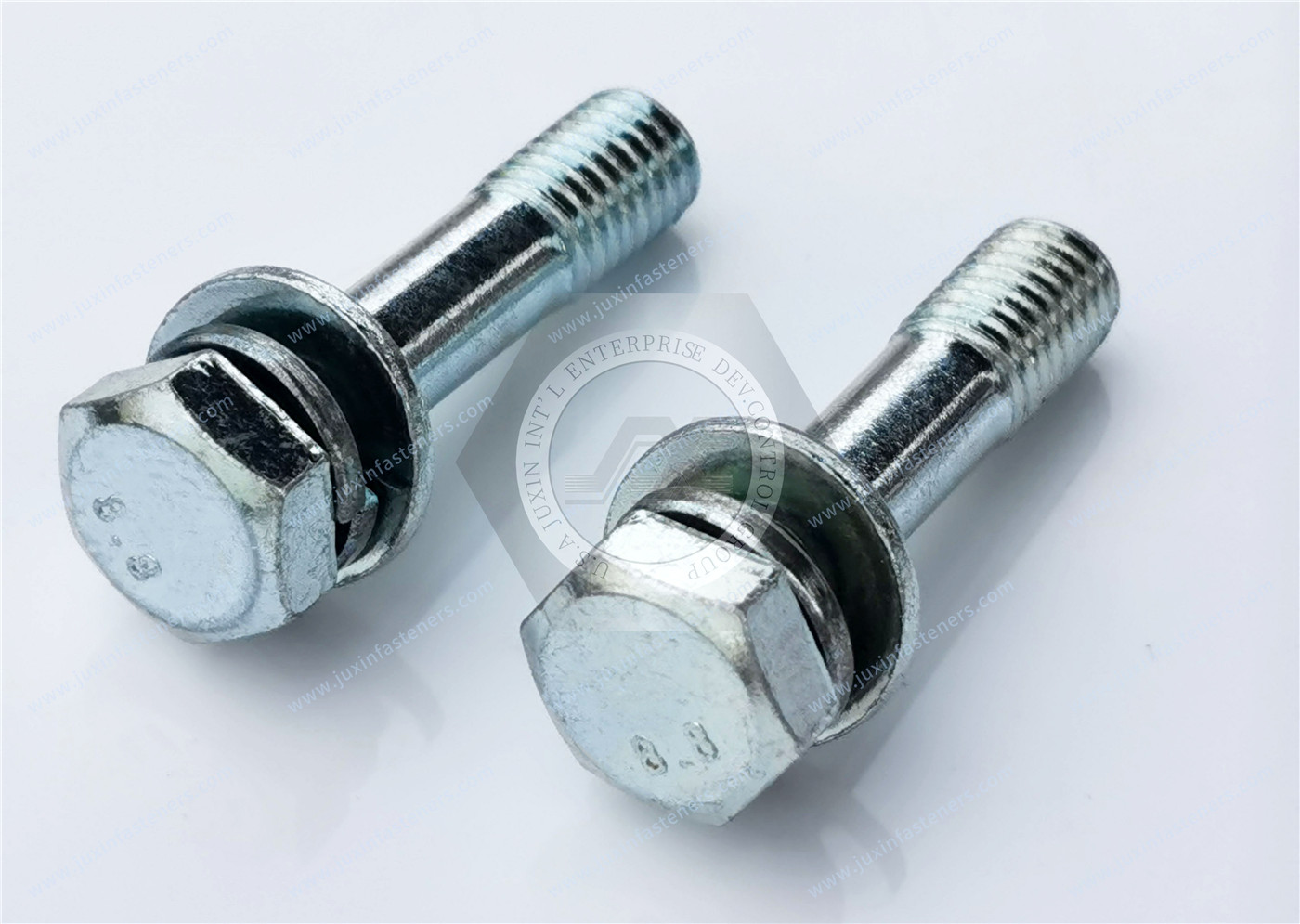 Hexagon bolts and spring washers, plain washers assemblies half thread Hexagon bolts and spring washers, plain washers assemblies half thread