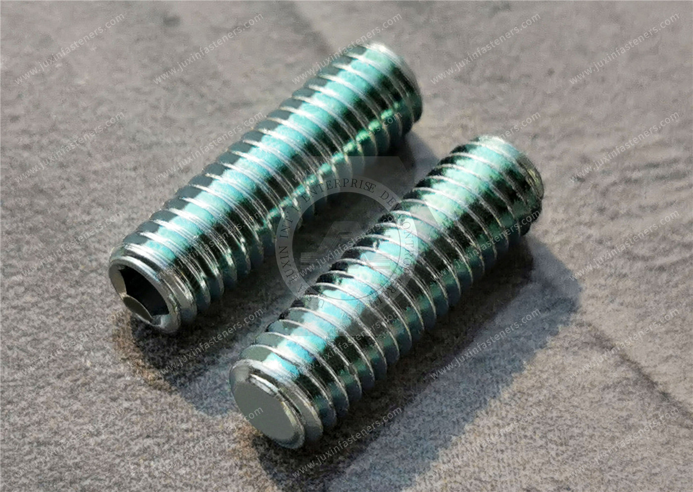 Carbon Steel Hexagon Socket Set Screws with Flat Point Carbon Steel Hexagon Socket Set Screws with Flat Point