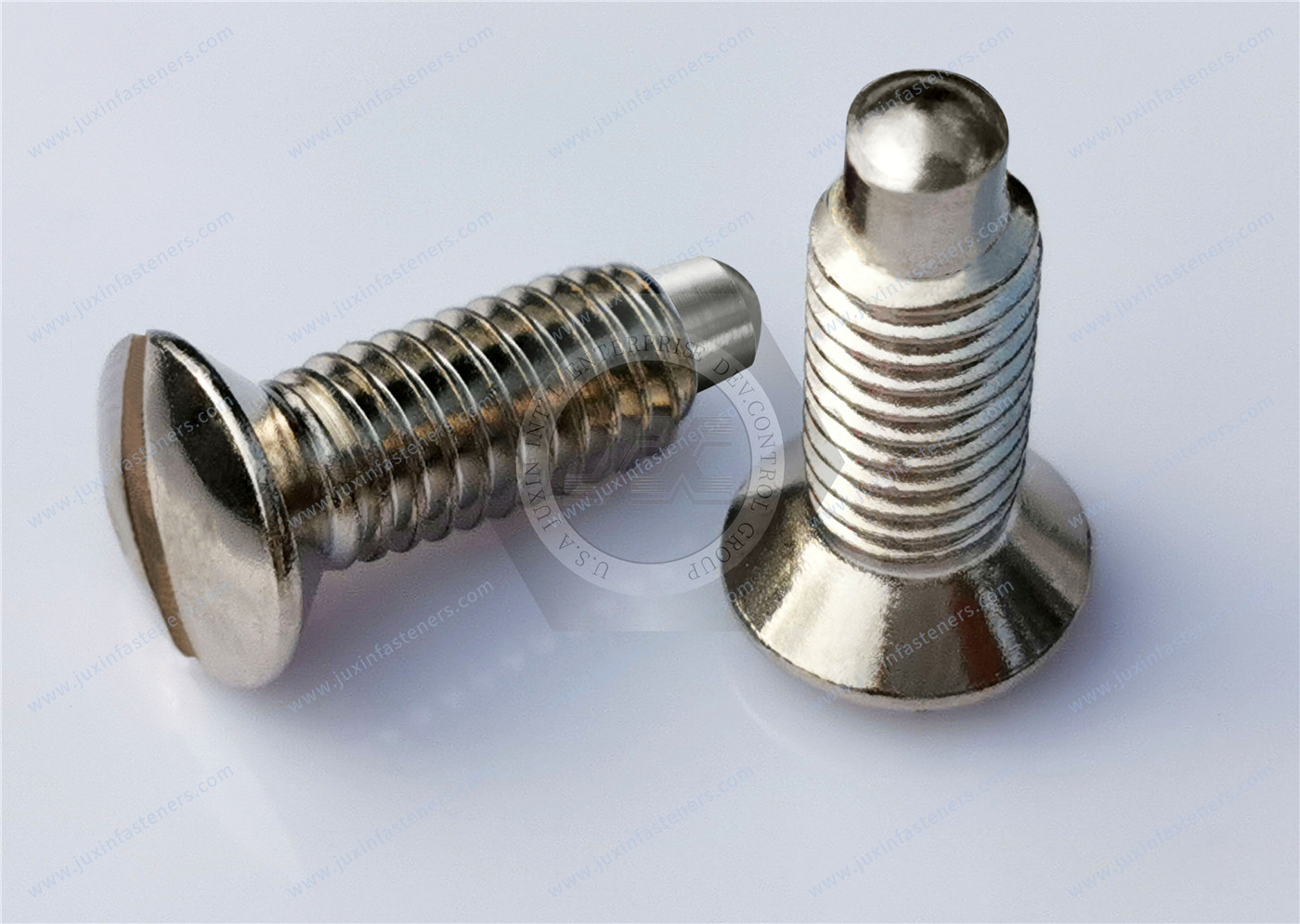 DIN 924-2012 Steel Slotted half countersunk head screw with cylindrical end DIN 924-2012 Steel Slotted half countersunk head screw with cylindrical end