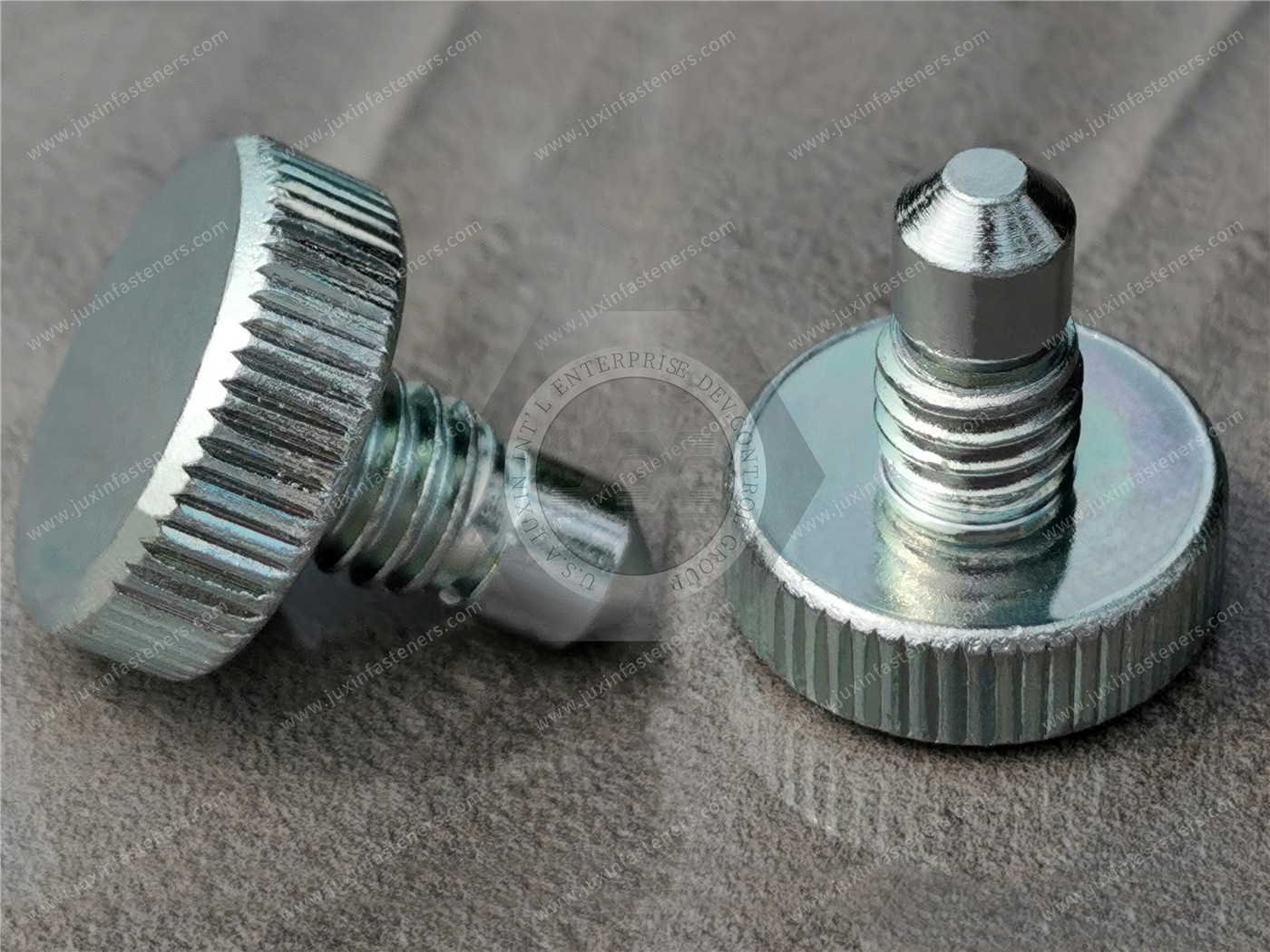 Metric Steel Low-Profile Knurled-Head Thumb Screws Metric Steel Low-Profile Knurled-Head Thumb Screws