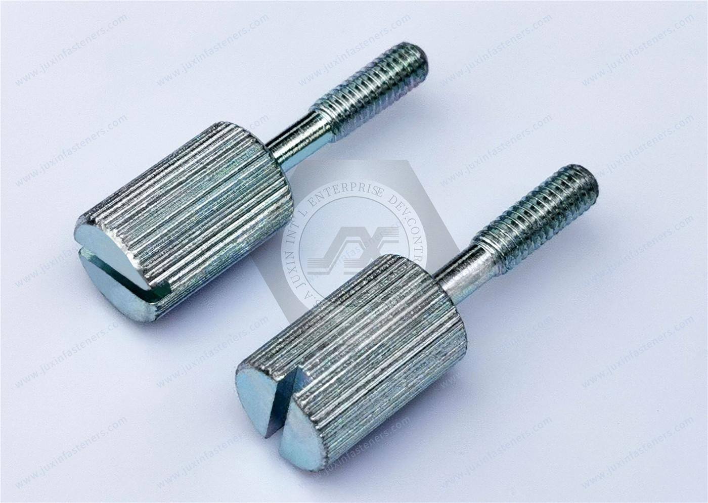 Slotted Narrow Knurled-Head Thumb Screws Slotted Narrow Knurled-Head Thumb Screws