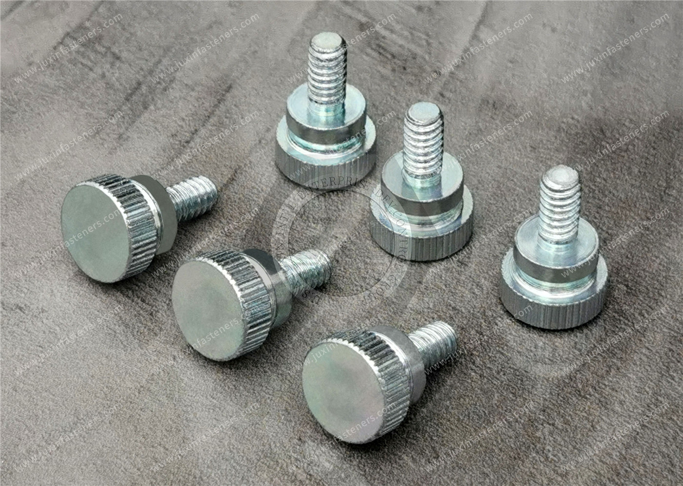 Metric Steel Low-Profile Knurled-Head Thumb Screws Metric Steel Low-Profile Knurled-Head Thumb Screws