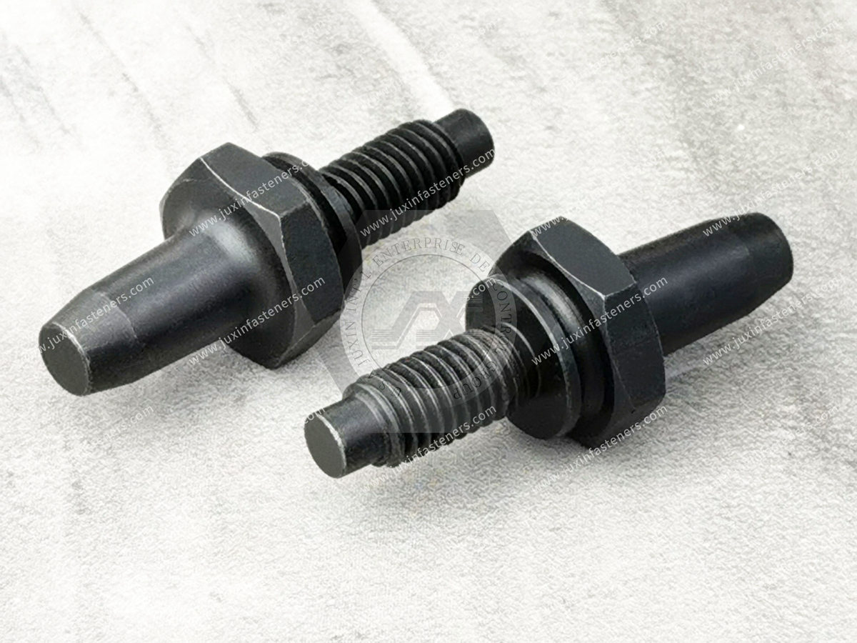 Automobile front door limit pin, JX-21QJG291-M8-18-ST, Material: Steel 1045 Machined Parts Automobile front door limit pin, JX-21QJG291-M8-18-ST, Material: Steel 1045 Machined Parts