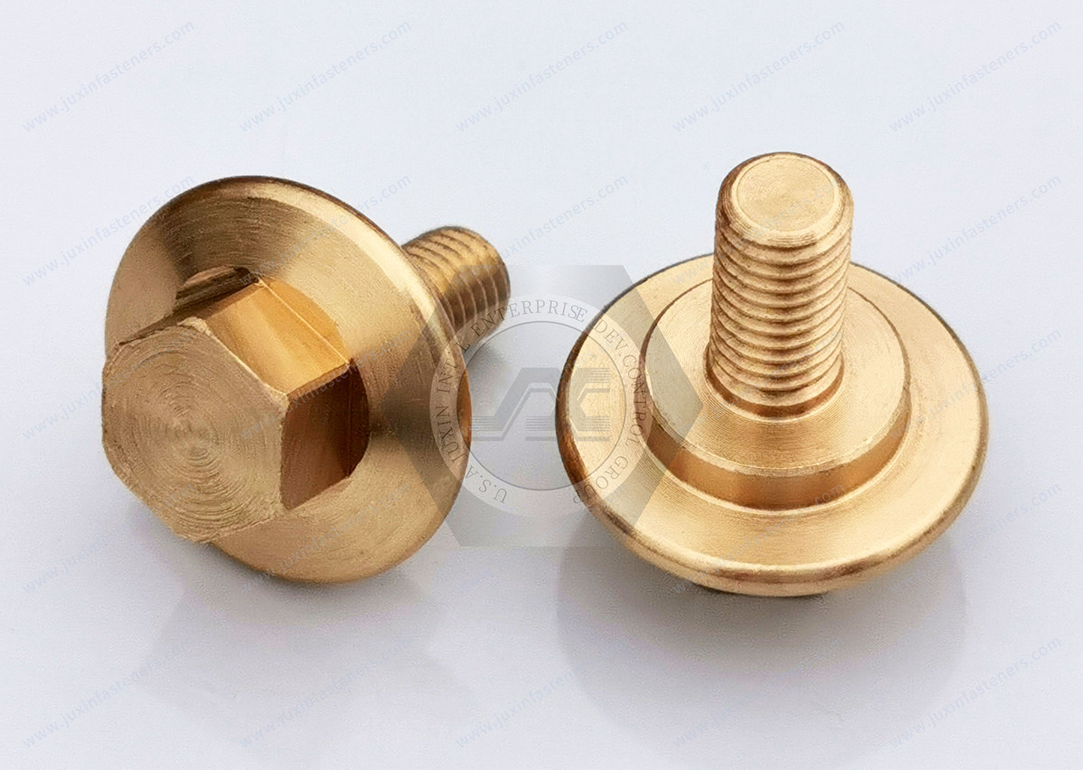 Brass Flanged Hex Head Screws for automotive Brass Flanged Hex Head Screws for automotive