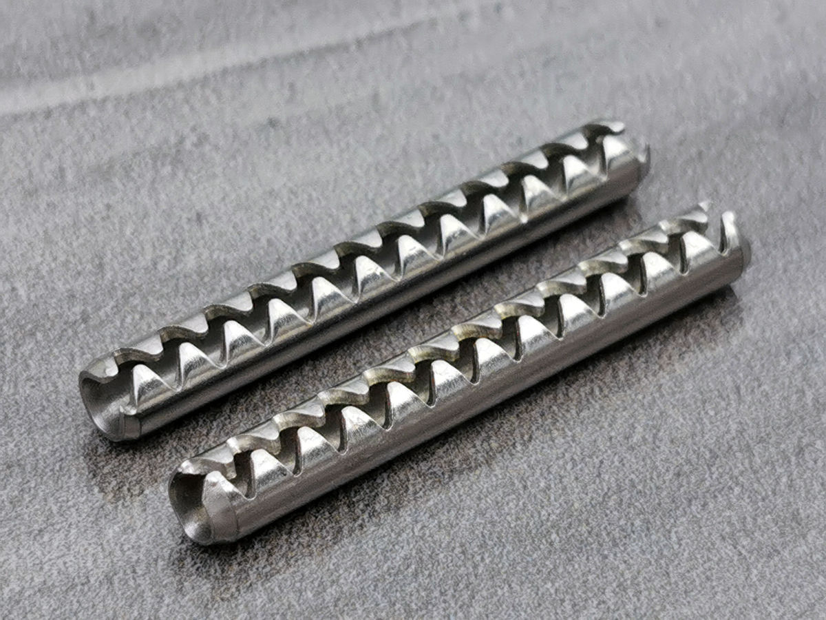 Stainless Steel Toothed Groove Elastic Cylindrical Pin for automotive, High-performance solutions for automotive applications Stainless Steel Toothed Groove Elastic Cylindrical Pin for automotive, High-performance solutions for automotive applications