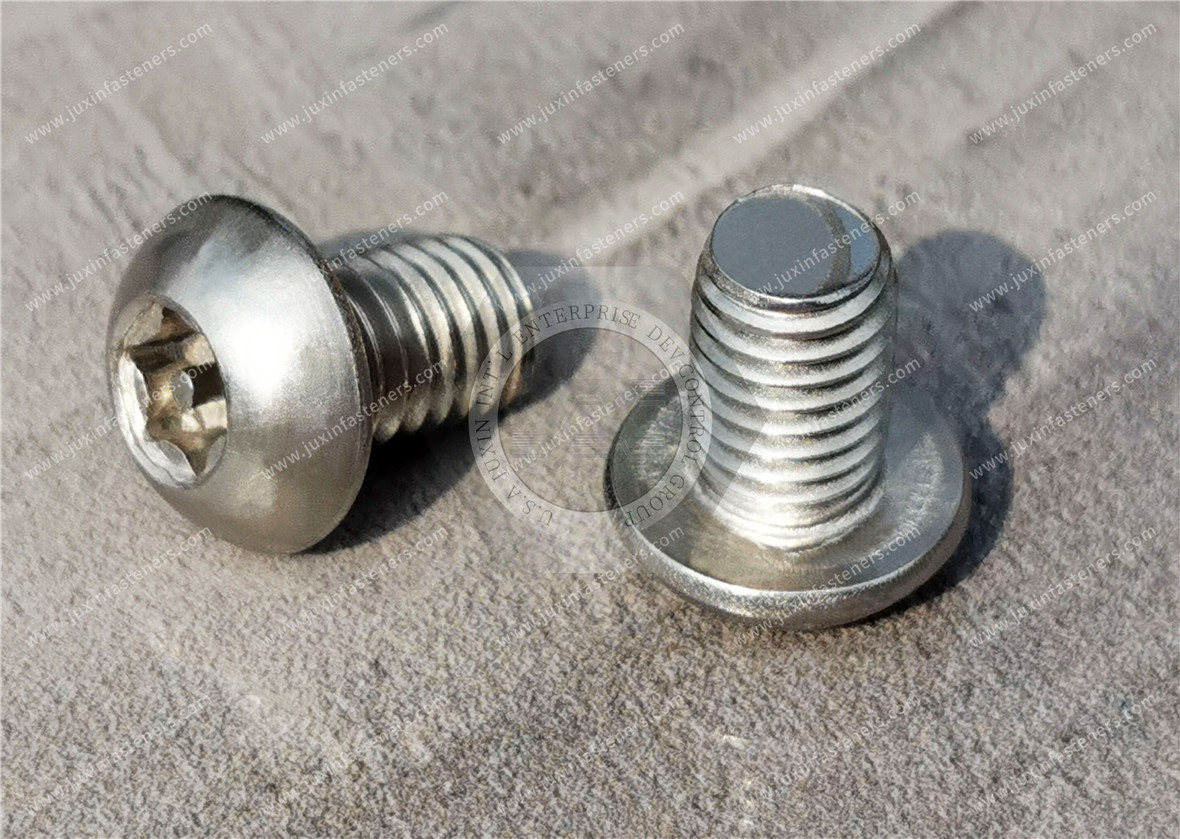 Stainless Steel Tamper-Resistant Button Head Torx Screws with pin Security Fasteners Stainless Steel Tamper-Resistant Button Head Torx Screws with pin Security Fasteners