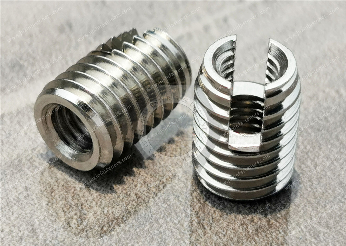 Threaded Insert - Self Tapping, Slotted, 302 - Metric Inner Thread JX-201T,JX-202T, Threaded Insert - Self Tapping, Slotted, 302 - Metric Inner Thread JX-201T,JX-202T,