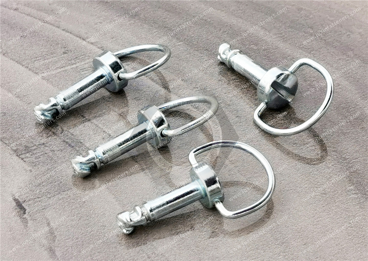 Steel Quarter-Turn Stud, Size 6, Bail Handle, Steel, Zinc Plate, Brightchromate Steel Quarter-Turn Stud, Size 6, Bail Handle, Steel, Zinc Plate, Brightchromate