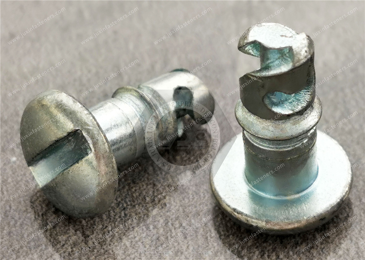 Carbon steel quarter-turn fasteners screws color zinc Carbon steel quarter-turn fasteners screws color zinc