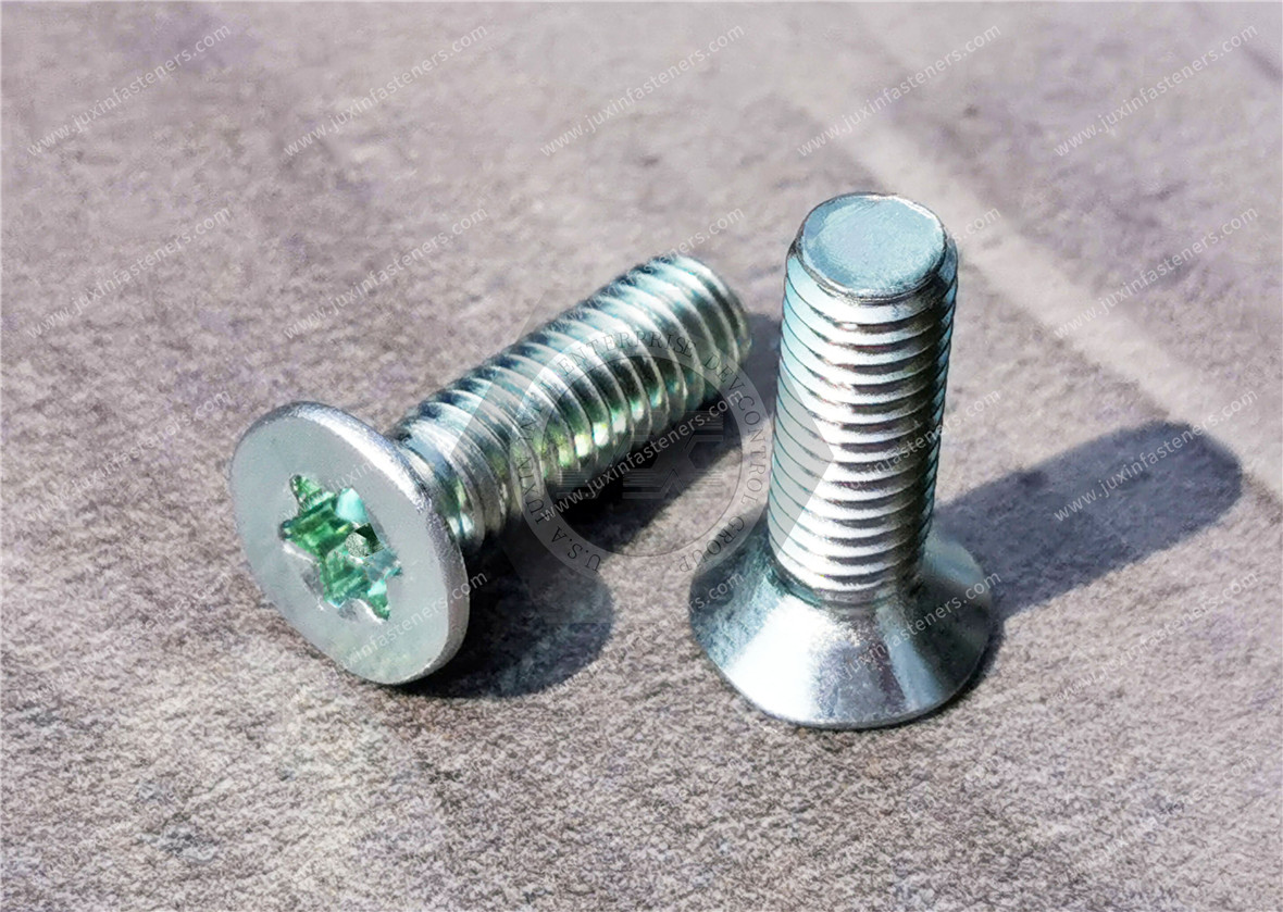 Steel Tamper-Resistant Torx Flat Head Screws Security Fasteners Steel Tamper-Resistant Torx Flat Head Screws Security Fasteners
