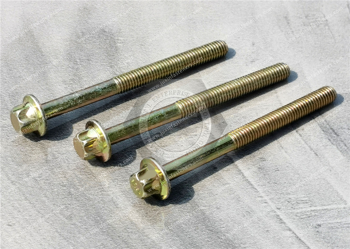 Alloy Steel 12-Point Screws Security Fasteners, Surface treatment color zinc plating,Material: Carbon steel, Alloy Steel, stainless steel SUS304, SUS316,High-Strength Steel Alloy Steel 12-Point Screws Security Fasteners, Surface treatment color zinc plating,Material: Carbon steel, Alloy Steel, stainless steel SUS304, SUS316,High-Strength Steel