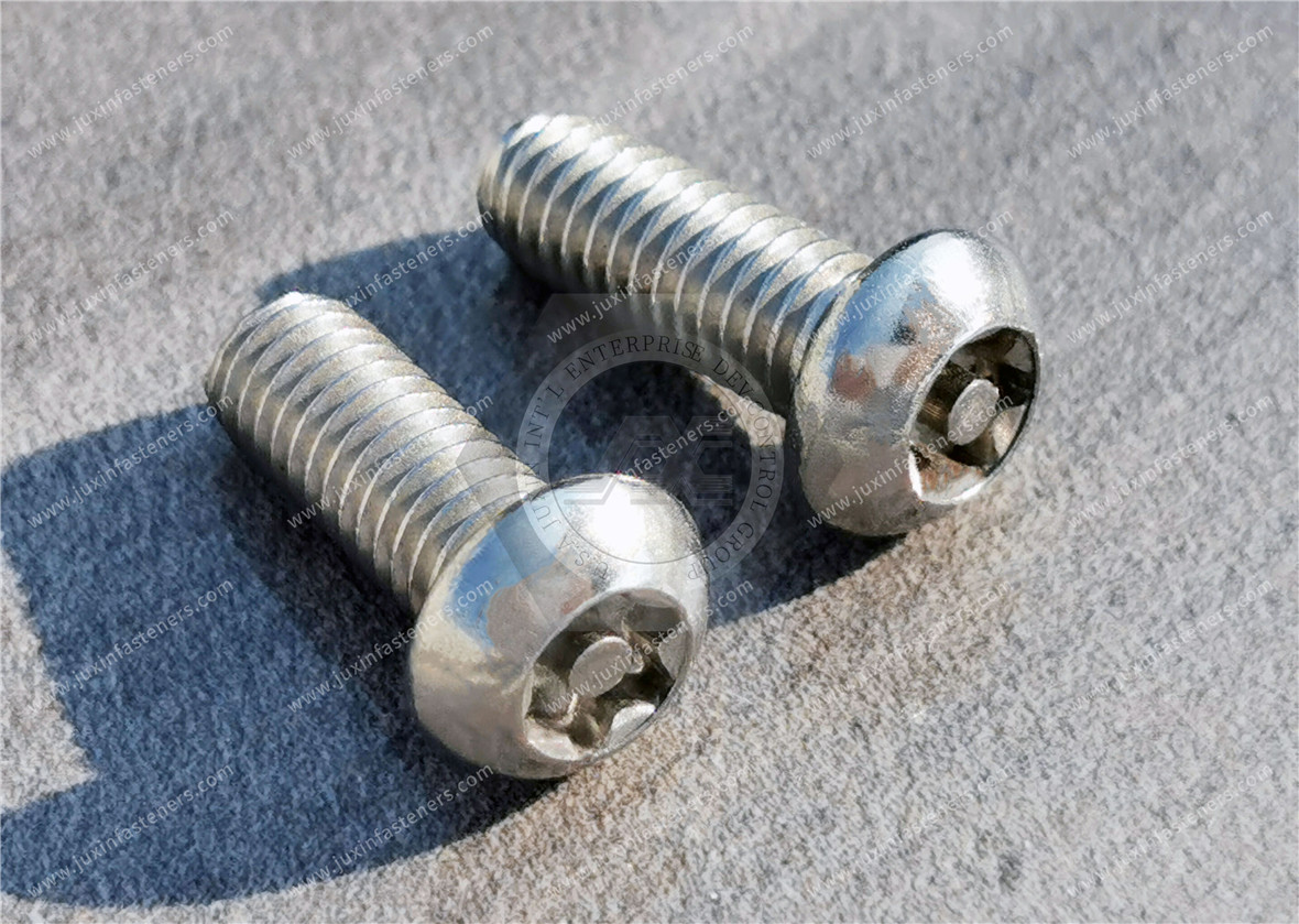 Stainless Steel Tamper-Resistant Button Head Screws Security Fasteners with pin Stainless Steel Tamper-Resistant Button Head Screws Security Fasteners with pin