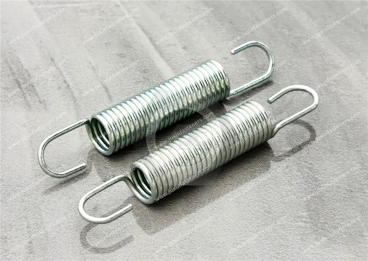 Cylindrically coiled tension spring dimensions and parameters (Ring profile with hook) Cylindrically coiled tension spring dimensions and parameters (Ring profile with hook)