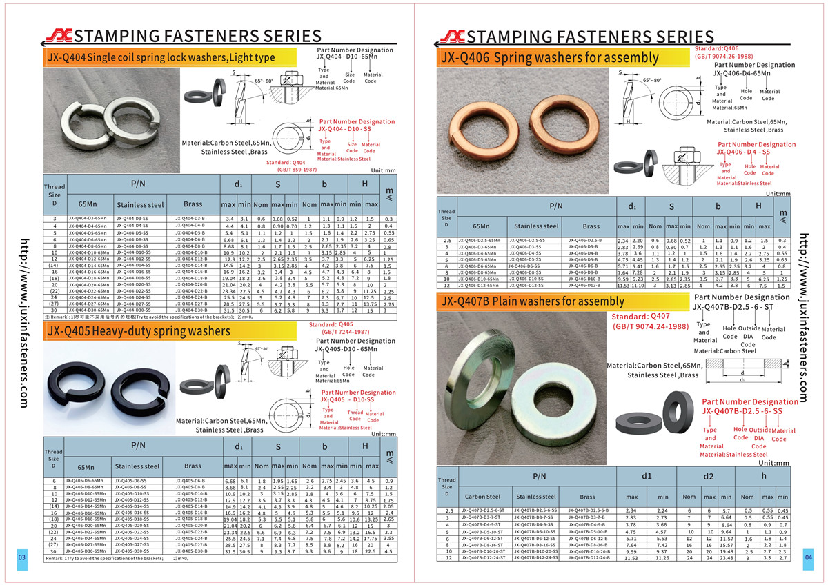 Single coil spring lock washers,Light type
