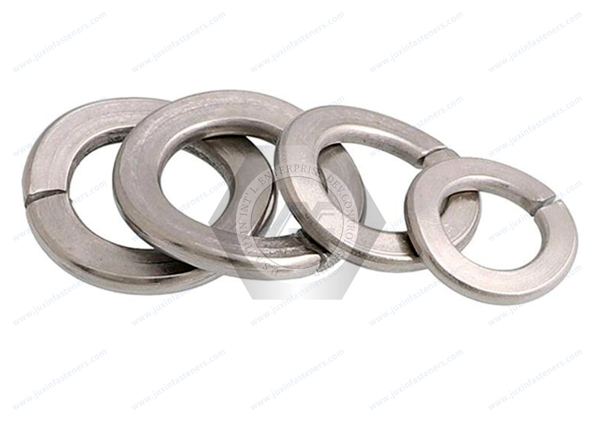 Curved Single Coil Spring Lock Washers Curved Single Coil Spring Lock Washers