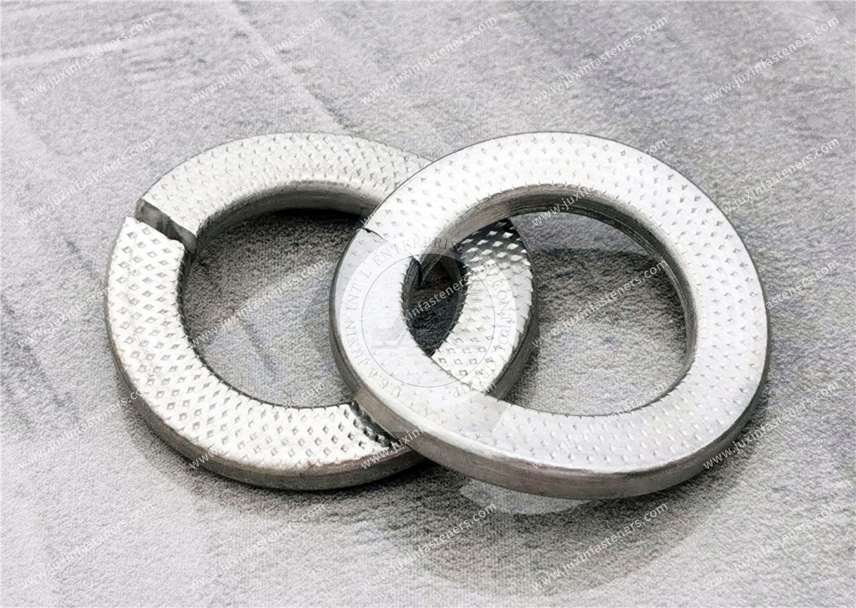 Pitted surface washer Pitted surface washer
