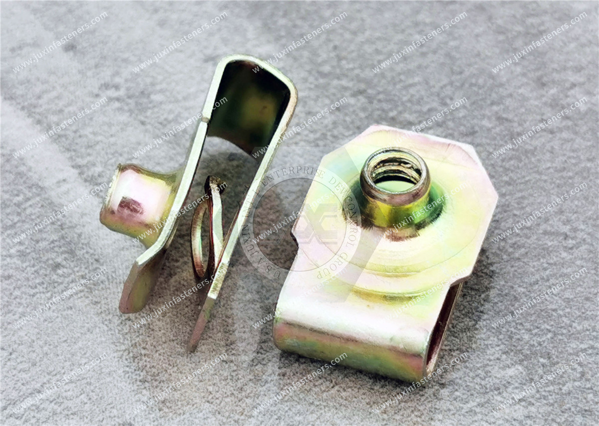 No-Slip Clip-On Barrel Nuts M6 No-Slip Clip-On Barrel Nuts M6