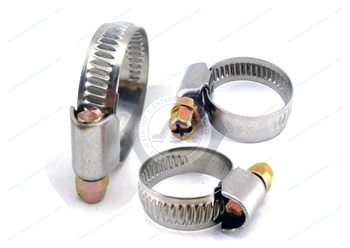 DIN 3017-1-2021 ClampsWithWorm Gear Drive, Dhapes A and B DIN 3017-1-2021 ClampsWithWorm Gear Drive, Dhapes A and B
